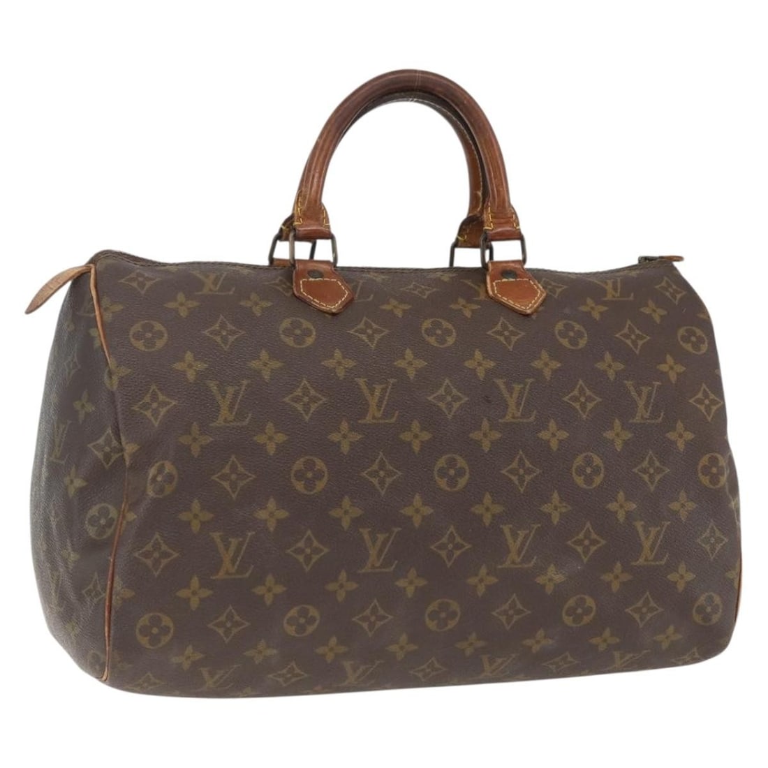 Louis Vuitton Speedy 35 Monogram Canvas M41524 Handbag France: Louis Vuitton Speedy 35 Monogram Canvas M41524 Handbag France This is a Louis Vuitton Monogram Speedy 35 handbag, crafted from signature Monogram Canvas. The bag features a classic top-handle design a