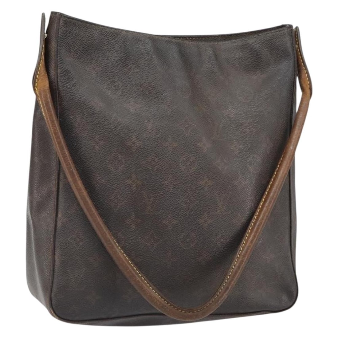 Louis Vuitton Looping GM Monogram Canvas Shoulder Bag M51145 France: Louis Vuitton Looping GM Monogram Canvas Shoulder Bag M51145 France This is a Louis Vuitton Monogram Looping GM shoulder bag, crafted from monogram canvas. The bag features a spacious interior, a sing