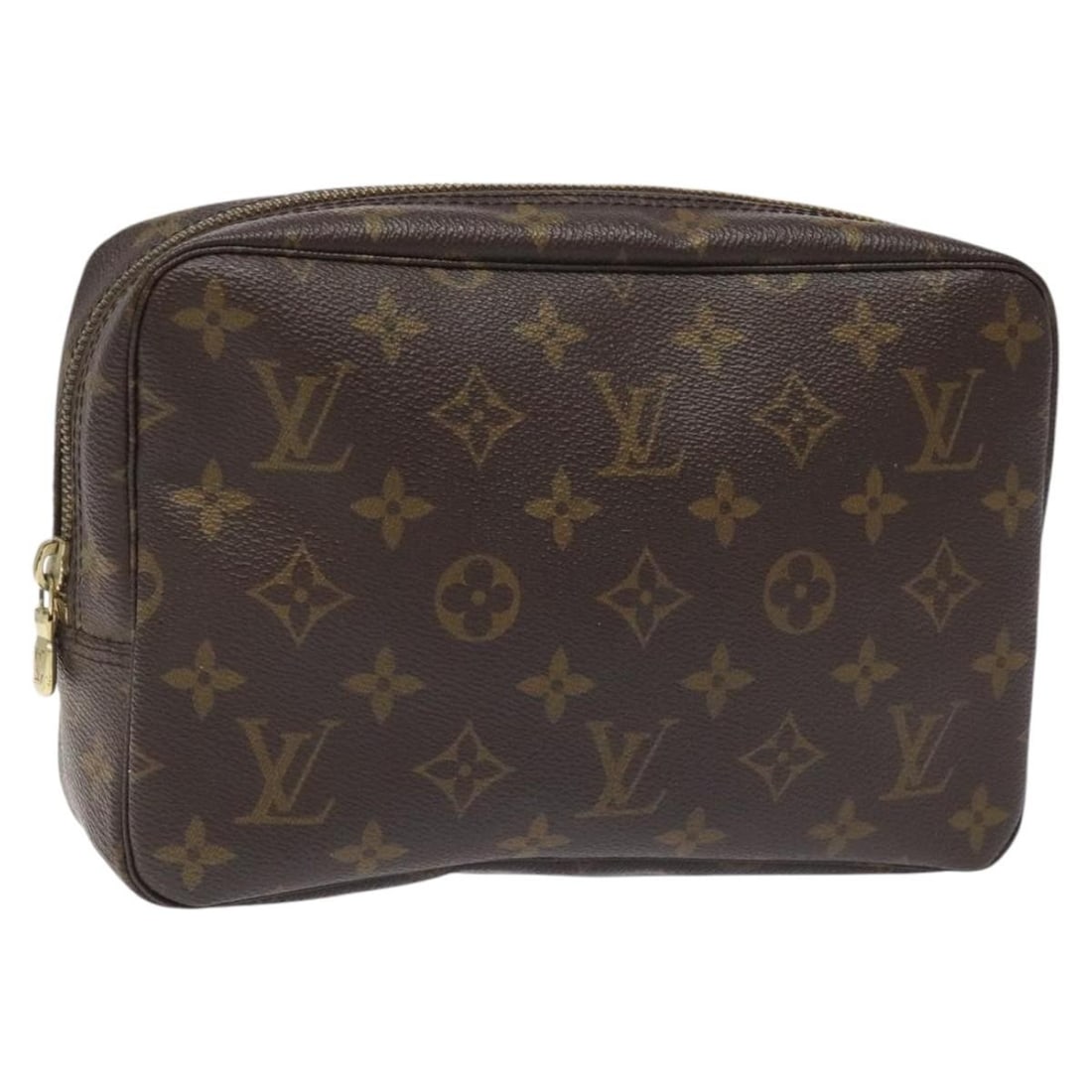 Authentic Louis Vuitton Monogram Trousse Toilette 23 Clutch Bag M47524 France (1 of 17)