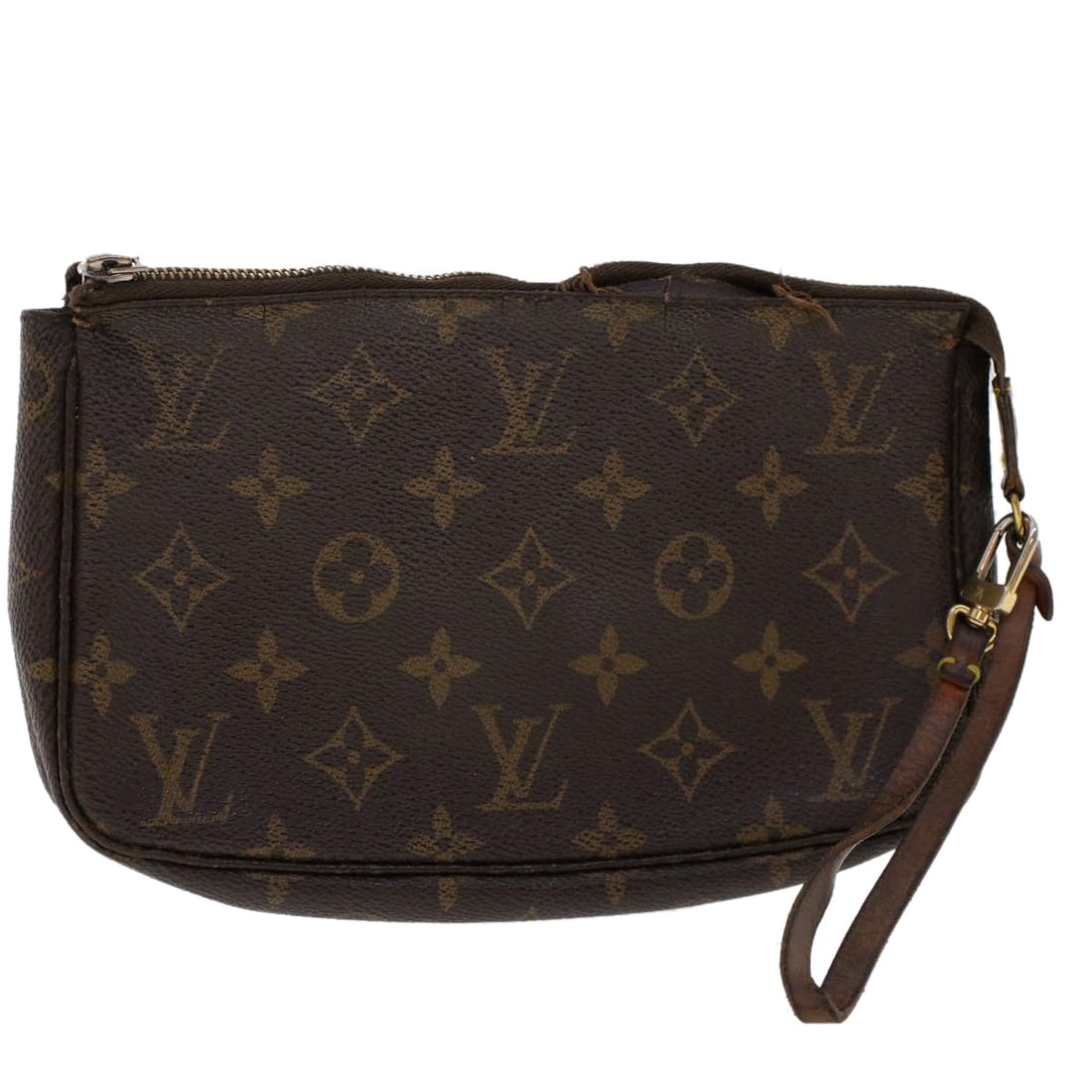 LOUIS VUITTON Monogram Pochette Accessoires Pouch M51980 Authenticated: LOUIS VUITTON Monogram Pochette Accessoires Pouch M51980 Authenticated This LOUIS VUITTON Monogram Pochette Accessoires Pouch is a stylish and functional accessory perfect for everyday use. Crafted fr