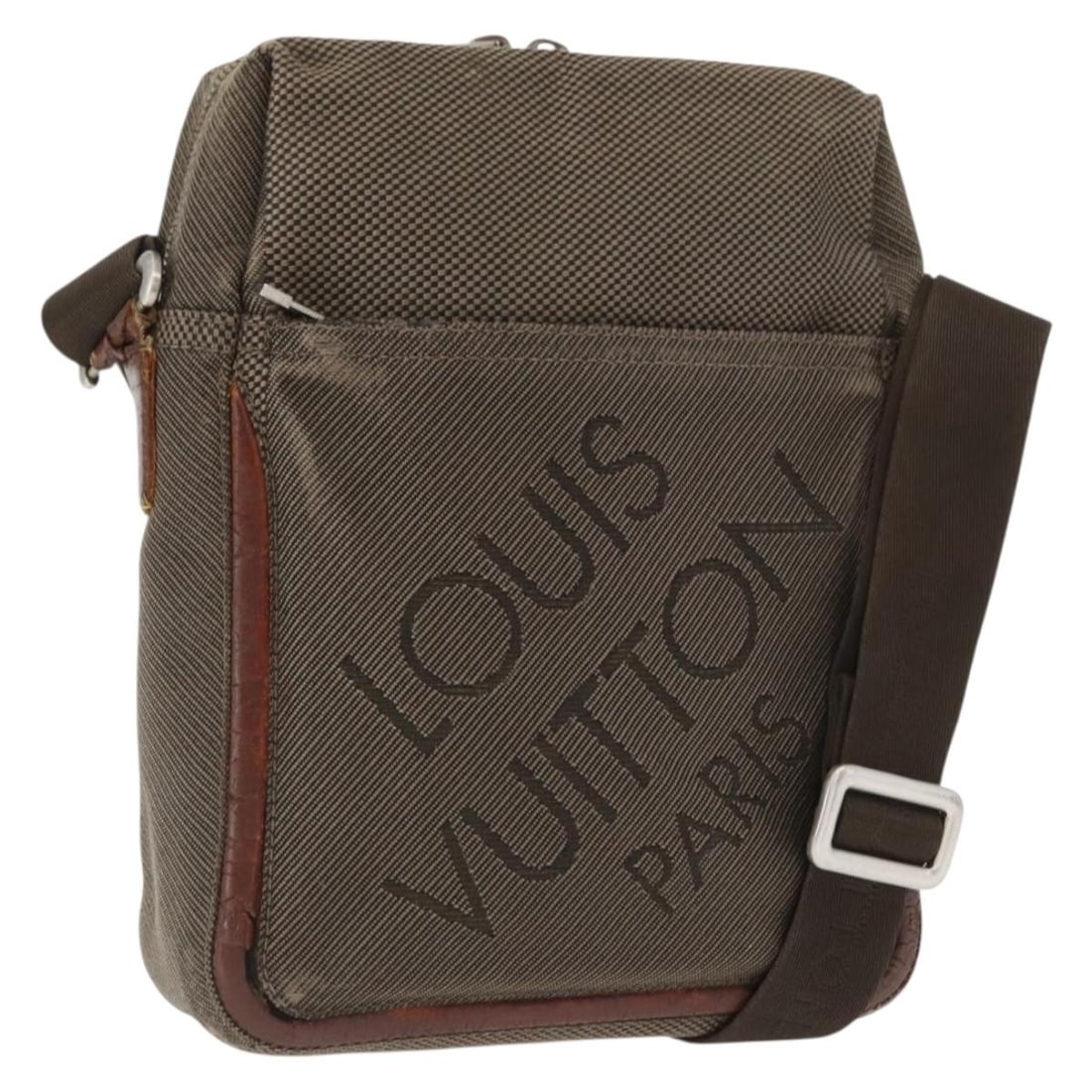 Louis Vuitton Sitadan MM Brown Damier Geant Canvas Shoulder Bag M93040 (1 of 18)