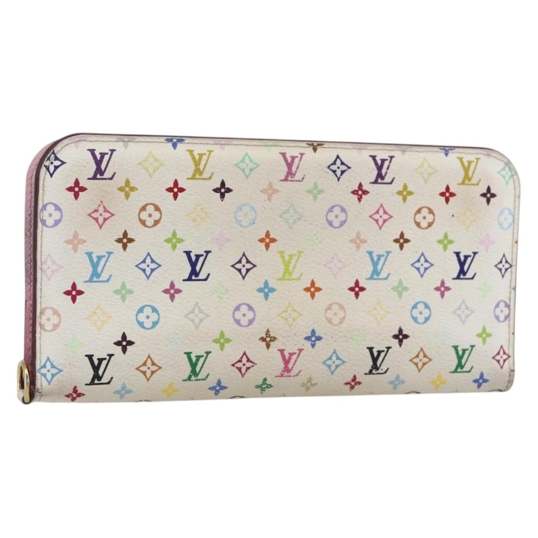 Louis Vuitton Multicolor Monogram Canvas Long Wallet M93750 White: Louis Vuitton Multicolor Monogram Canvas Long Wallet M93750 White This Louis Vuitton Multicolor Portefeuille Insolite long wallet features the iconic Monogram Multicolor Canvas in white. Made in Spain