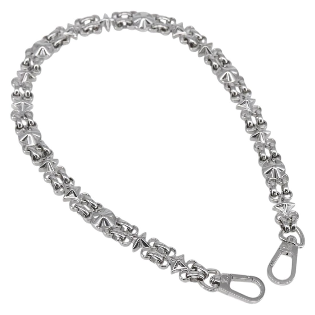 LOUIS VUITTON 23.6 Inch Silver Metal Chain Shoulder Strap Auth: LOUIS VUITTON 23.6 Inch Silver Metal Chain Shoulder Strap Auth Elevate your style with this authentic LOUIS VUITTON Chain Shoulder Strap, designed to add a touch of elegance to your handbag collection