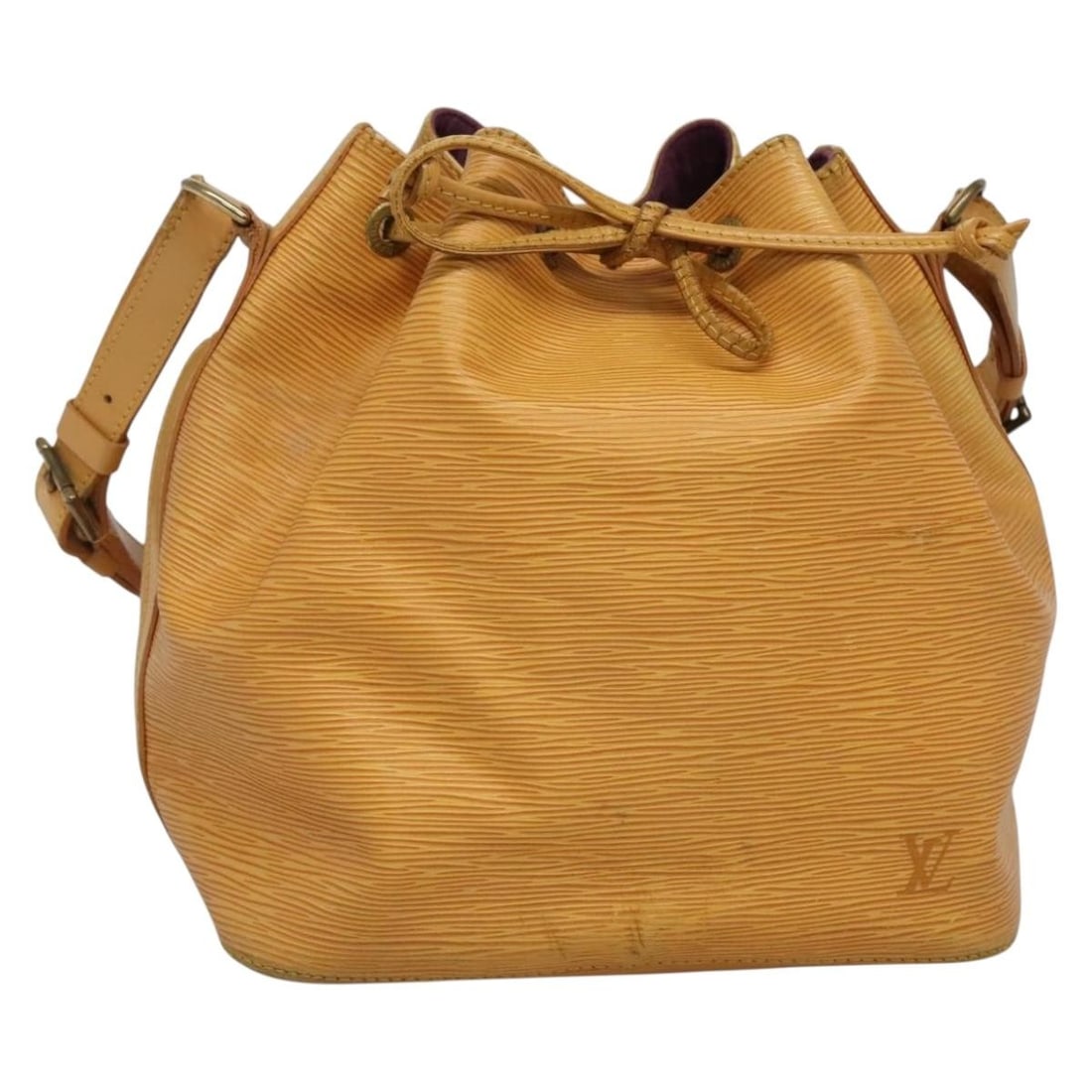 LOUIS VUITTON Epi Petit Noe Yellow Shoulder Bag M44109 France Auth: LOUIS VUITTON Epi Petit Noe Yellow Shoulder Bag M44109 France Auth This Louis Vuitton Epi Petit Noe Shoulder Bag is a stylish accessory crafted from durable Epi leather in a vibrant yellow hue. Design