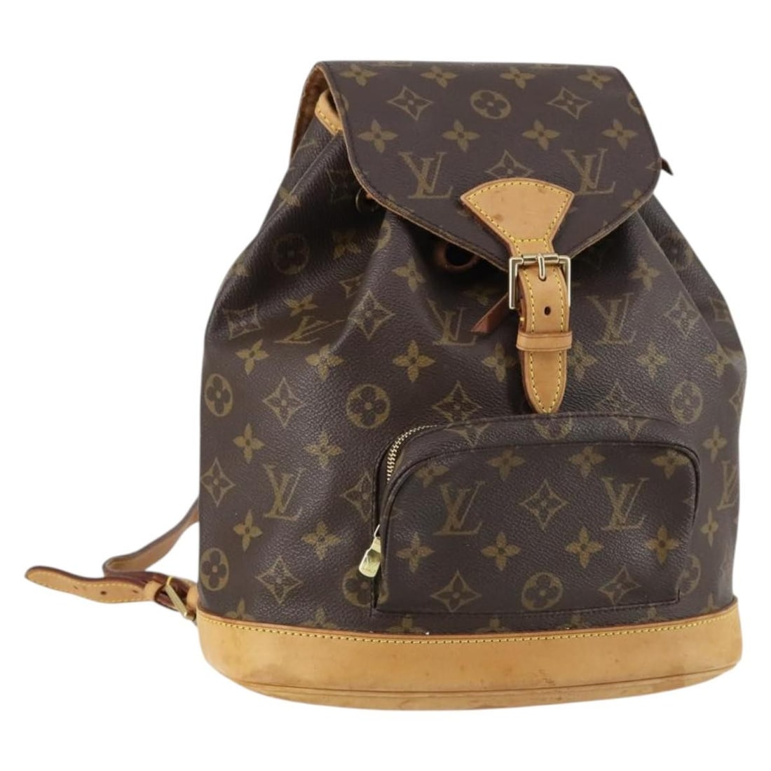 LOUIS VUITTON Monogram Montsouris MM Backpack M51136 Auth France (1 of 18)