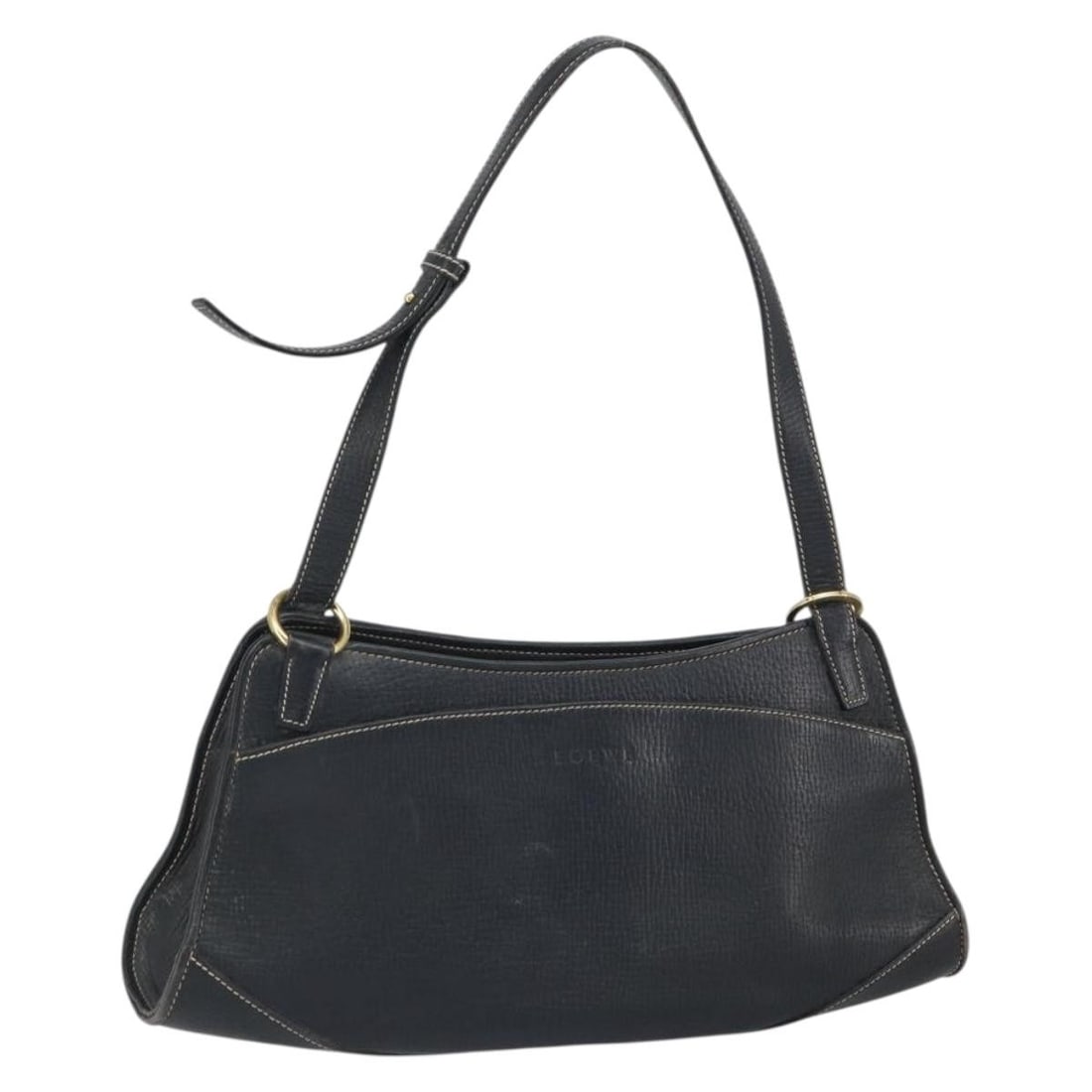 Black and Gold Loewe Leather Handbag Spain (1 of 18)