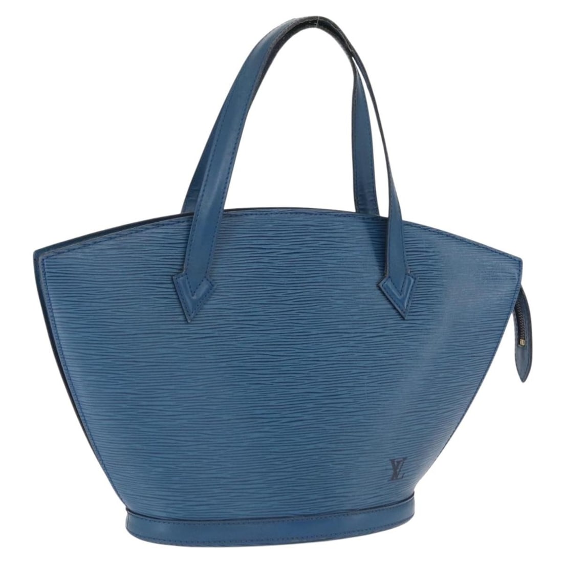 Blue Epi Leather Saint Jacques Shoulder Bag by Louis Vuitton M52275: Blue Epi Leather Saint Jacques Shoulder Bag by Louis Vuitton M52275 This Louis Vuitton Epi Saint Jacques shoulder bag features durable blue Epi leather and is designed for everyday use. The bag has a