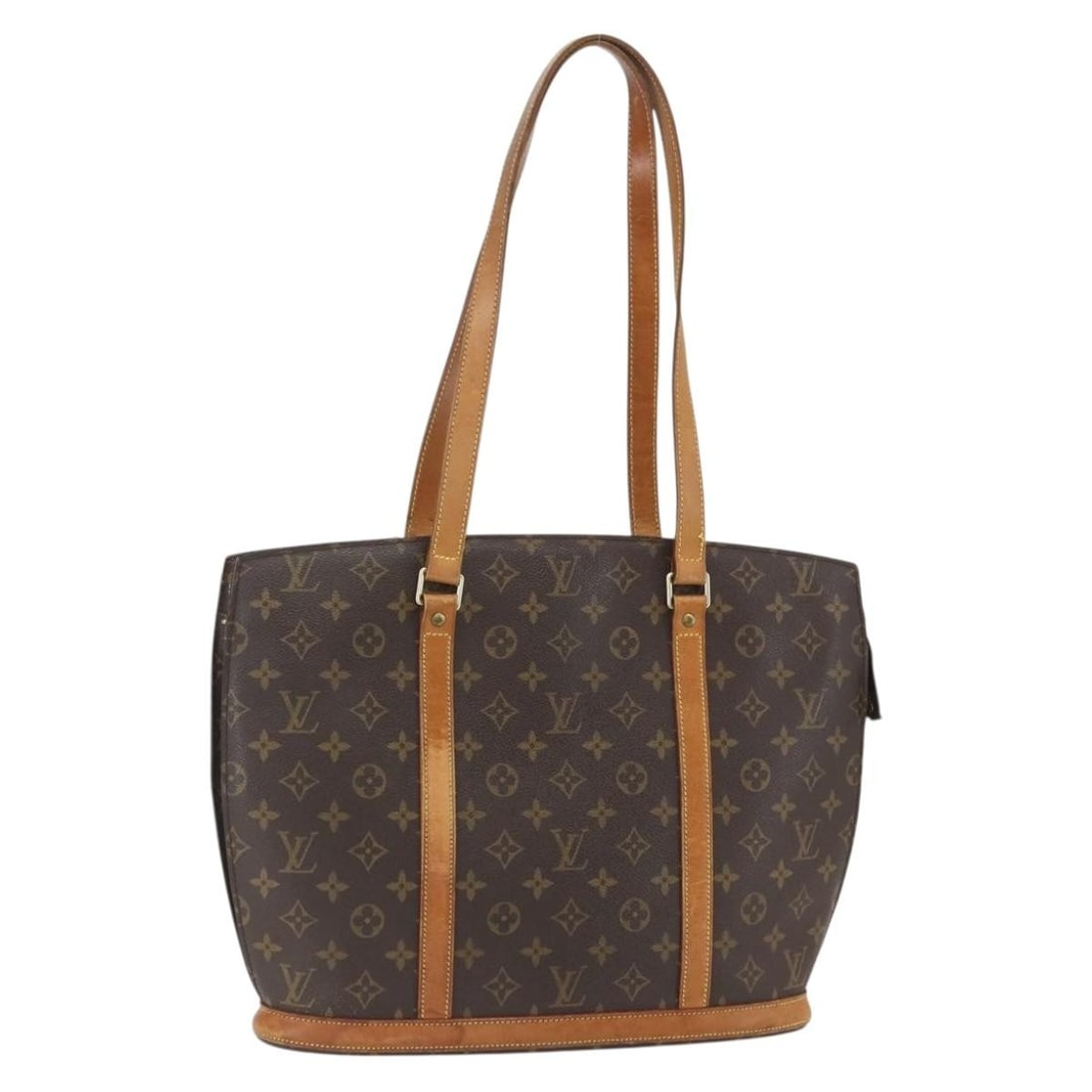 LOUIS VUITTON Monogram Babylone Tote Bag M51102 Auth France: LOUIS VUITTON Monogram Babylone Tote Bag M51102 Auth France Introducing the LOUIS VUITTON Monogram Babylone Tote Bag, a stylish accessory that embodies luxury and practicality. Crafted from durable Mo