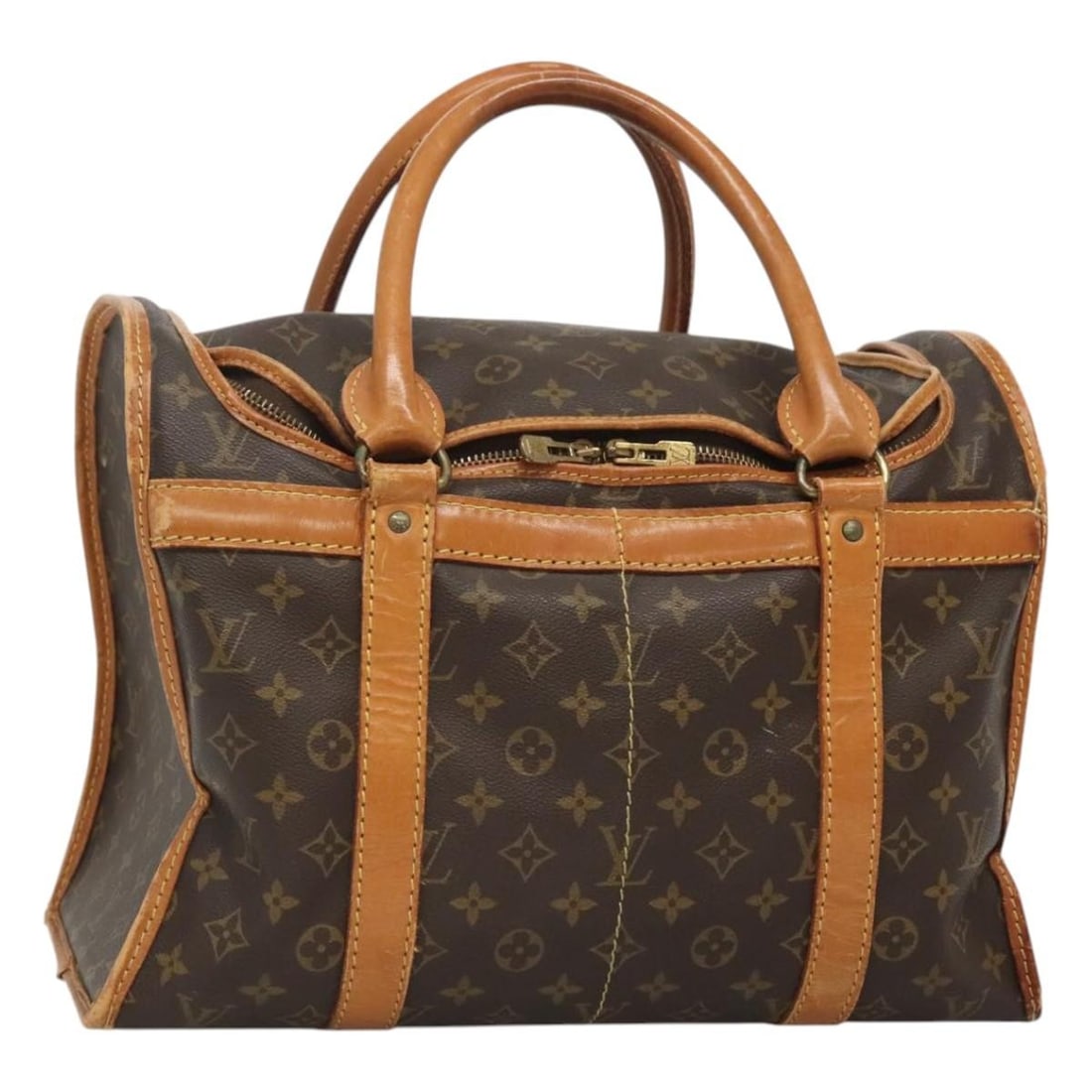 LOUIS VUITTON Monogram Sac Shan 40 Pet Carrier M42024 France (1 of 18)