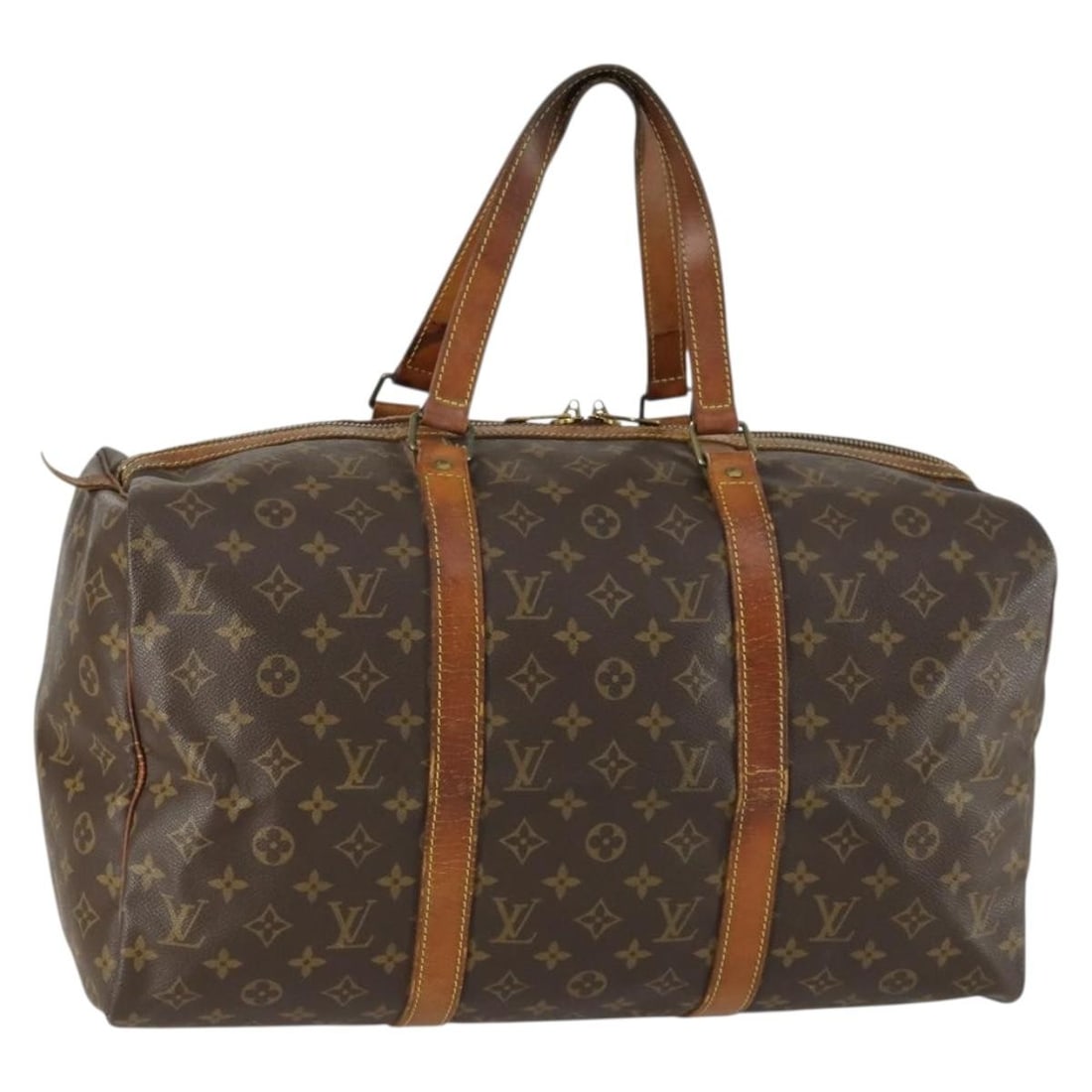 Louis Vuitton Sac Souple 45 Monogram Canvas Boston Bag M41624 France: Louis Vuitton Sac Souple 45 Monogram Canvas Boston Bag M41624 France The Louis Vuitton Monogram Sac Souple 45 Boston Bag is crafted from the brand's signature monogram canvas and features a spacious m