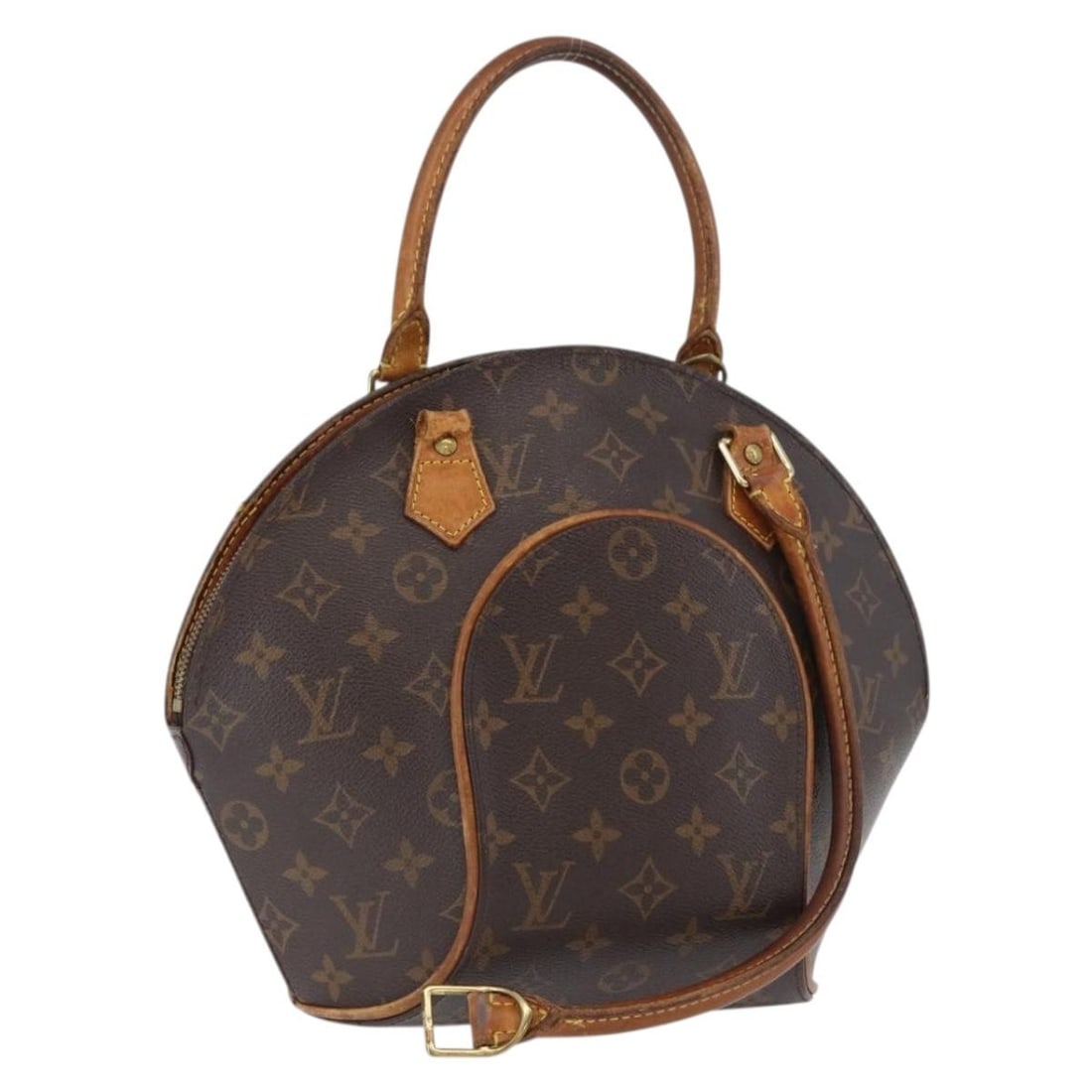 Louis Vuitton Monogram Canvas Ellipse MM Handbag M51126 France Made: Louis Vuitton Monogram Canvas Ellipse MM Handbag M51126 France Made This Louis Vuitton Monogram Ellipse MM handbag is crafted from signature monogram canvas with a classic monogram exterior. It featur