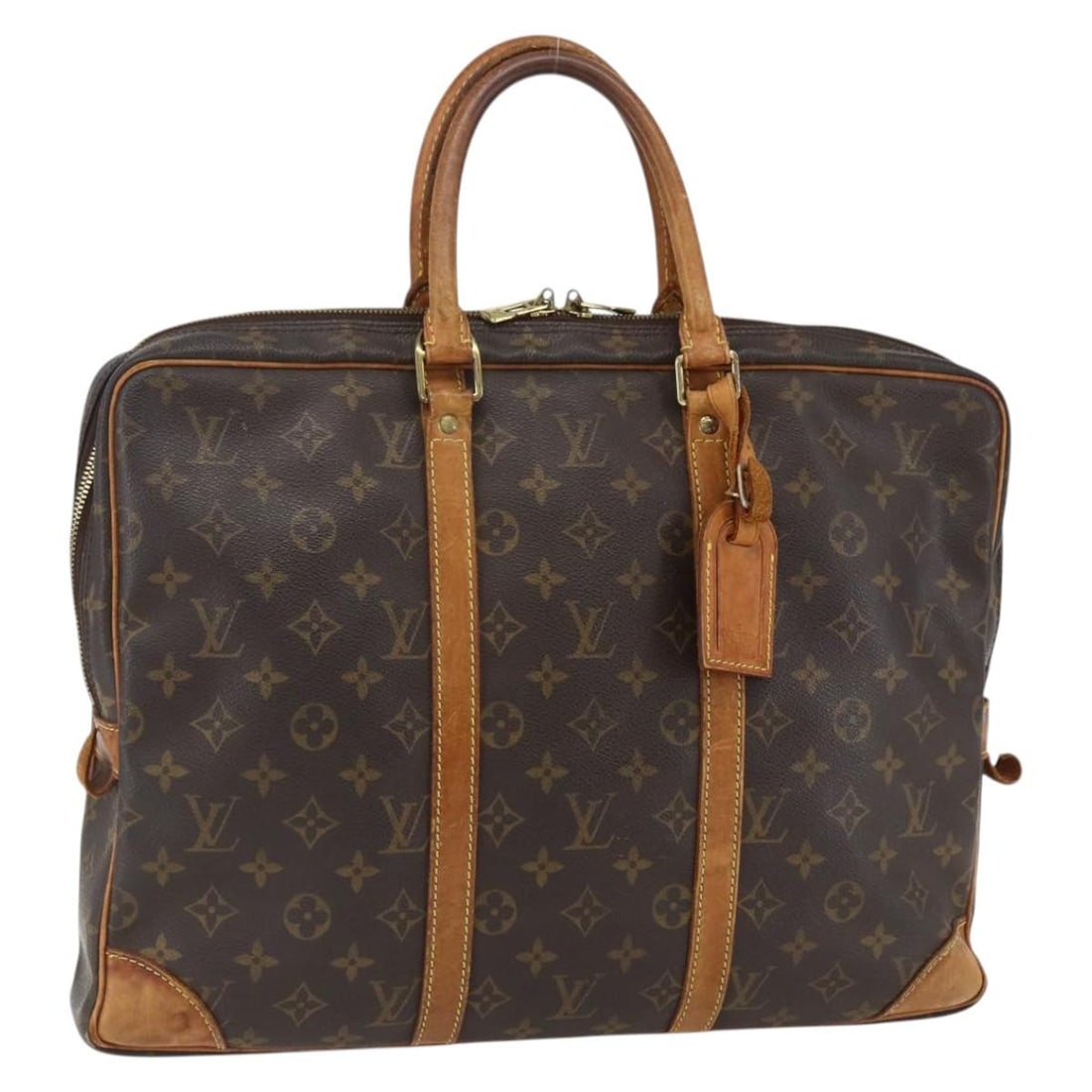 Louis Vuitton Monogram Canvas Porte Documents Voyage M53361 Business Bag: Louis Vuitton Monogram Canvas Porte Documents Voyage M53361 Business Bag This Louis Vuitton Monogram Porte Documents Voyage business bag features the iconic Monogram canvas exterior and is designed fo