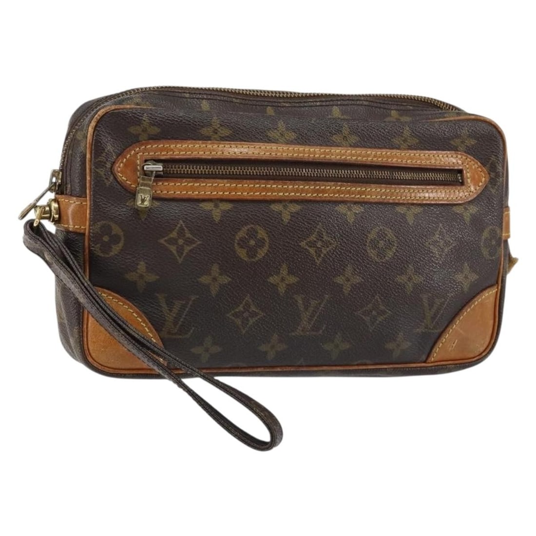 LOUIS VUITTON Monogram Marly Dragonne GM Clutch Bag M51825 Authentic: LOUIS VUITTON Monogram Marly Dragonne GM Clutch Bag M51825 Authentic This LOUIS VUITTON Monogram Marly Dragonne GM Clutch Bag (Product No. M51825) is a stylish accessory crafted from durable Monogram