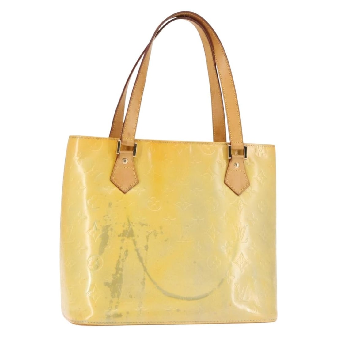 LOUIS VUITTON Monogram Vernis Houston Hand Bag Gris M91053 Authentic Spain: LOUIS VUITTON Monogram Vernis Houston Hand Bag Gris M91053 Authentic Spain This LOUIS VUITTON Monogram Vernis Houston Hand Bag in Gris is a stylish choice for those who appreciate luxury and elegance.