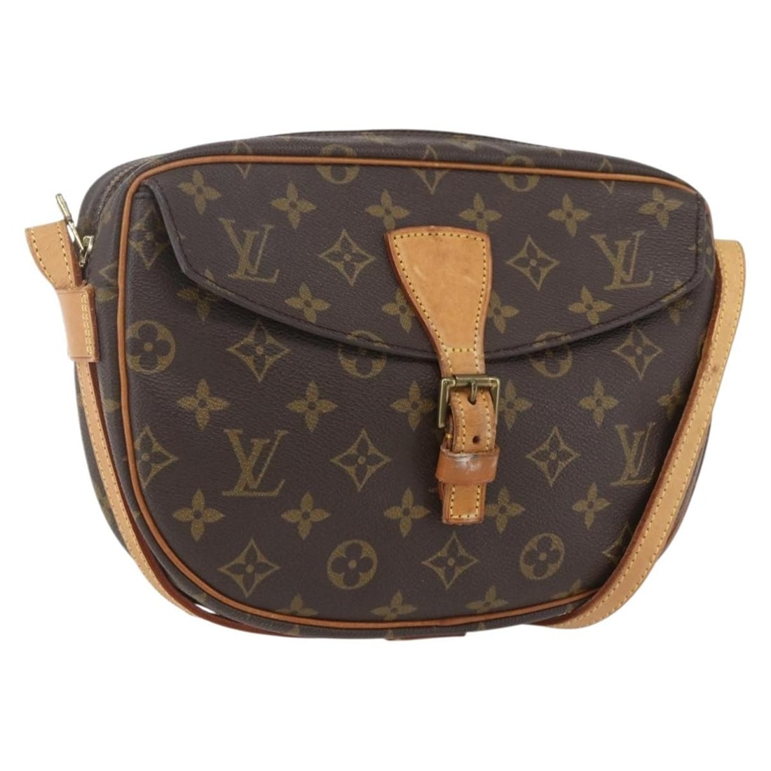 Louis Vuitton Jeune Fille MM Monogram Canvas Shoulder Bag M51226 France: Louis Vuitton Jeune Fille MM Monogram Canvas Shoulder Bag M51226 France This is a Louis Vuitton Monogram Jeune Fille MM shoulder bag crafted from signature monogram canvas. The bag features an adjusta