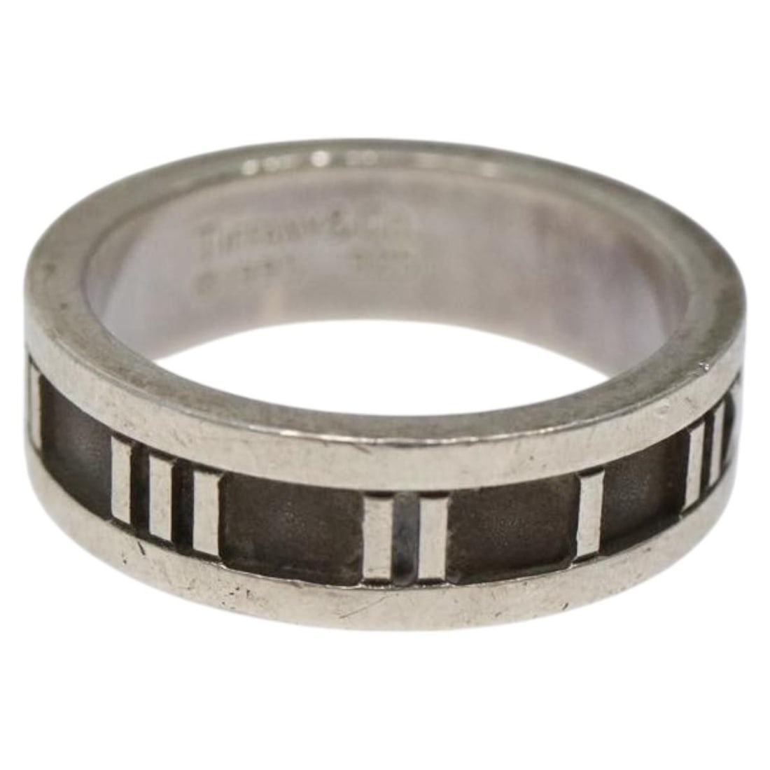 Tiffany & Co. Atlas Ring Ag925 Silver Authentic 124555 (1 of 7)