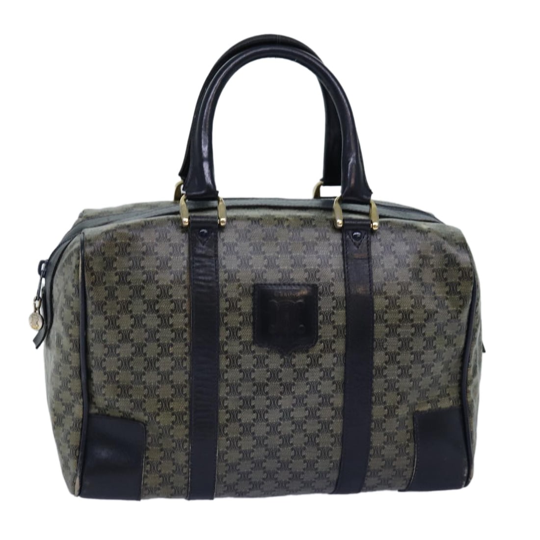 Authentic CELINE Navy Macadam Canvas Boston Bag Made in Italy: Authentic CELINE Navy Macadam Canvas Boston Bag Made in Italy Discover the Celine Macadam Canvas Boston Bag in Navy, a chic and practical accessory for your wardrobe. This stylish bag, crafted from du