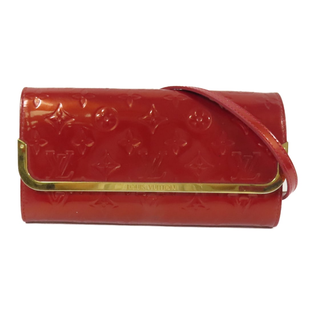 LOUIS VUITTON Rossmore MM Shoulder Bag Monogram Vernis Red GHW: LOUIS VUITTON Rossmore MM Shoulder Bag Monogram Vernis Red GHW Discover the Louis Vuitton Rossmore MM Shoulder Bag, a stunning accessory crafted from luxurious patent leather in a vibrant red hue. Thi