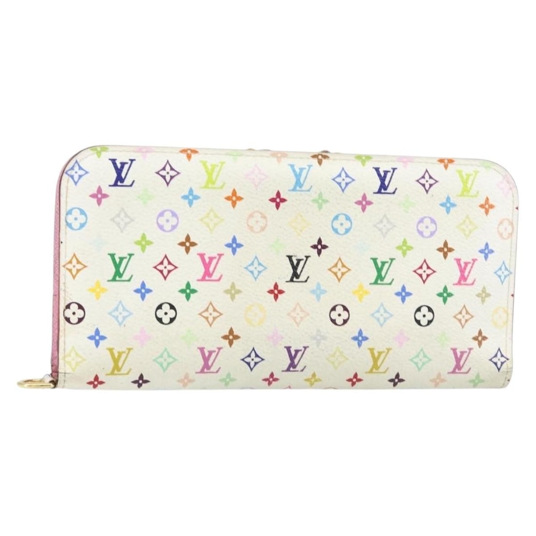 LOUIS VUITTON Multicolor Portefeuille Insolite Wallet M93750 White: LOUIS VUITTON Multicolor Portefeuille Insolite Wallet M93750 White This LOUIS VUITTON Multicolor Portefeuille Insolite Wallet in white is a stylish long wallet crafted from Monogram Multicolor Canvas.