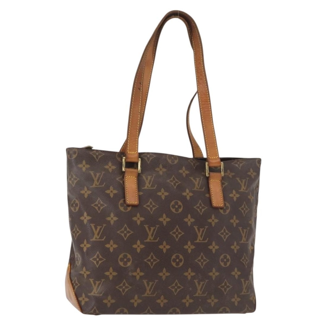 LOUIS VUITTON Monogram Cabas Piano Tote Bag M51148 Auth France (1 of 18)
