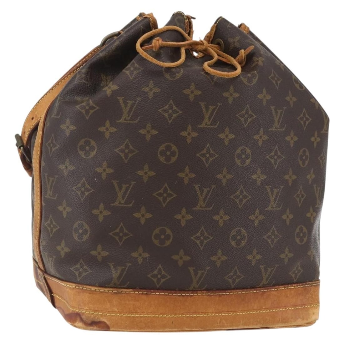 Louis Vuitton Noe Monogram Canvas Shoulder Bag M42224 France: Louis Vuitton Noe Monogram Canvas Shoulder Bag M42224 France This Louis Vuitton Noe shoulder bag features the iconic Monogram canvas and is designed for versatile daily use. Crafted in France, it offe