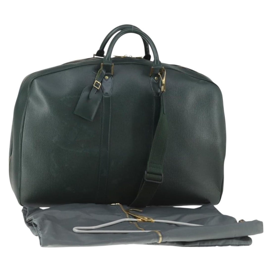 Louis Vuitton Taiga Elanga Acajou Boston Bag with Shoulder Strap M30104 (1 of 18)