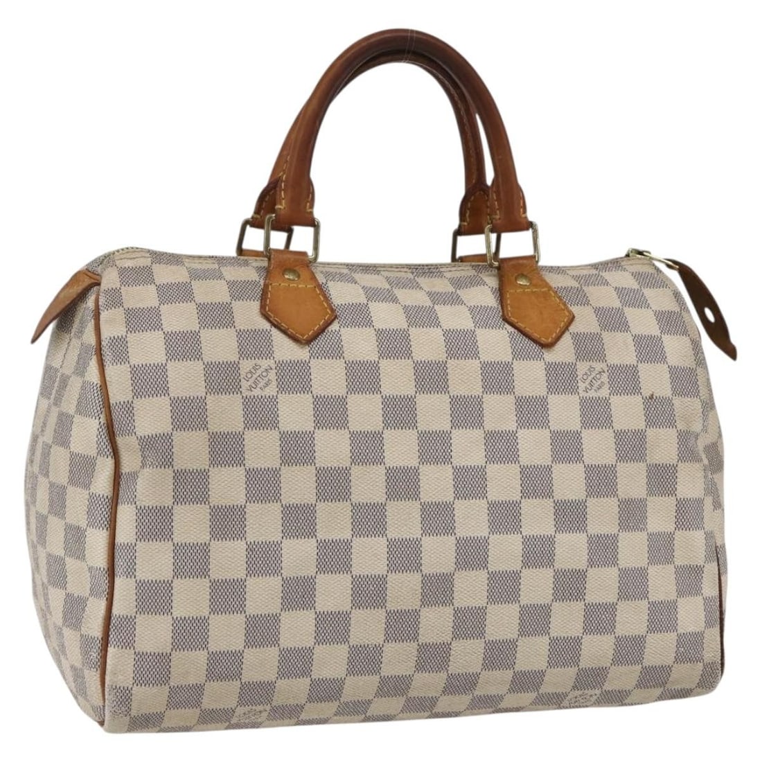 Louis Vuitton Speedy 30 Damier Azur Canvas Handbag N41533: Louis Vuitton Speedy 30 Damier Azur Canvas Handbag N41533 This is a Louis Vuitton Damier Azur Speedy 30 handbag crafted from Damier Azur canvas. The bag features a spacious interior and classic top ha
