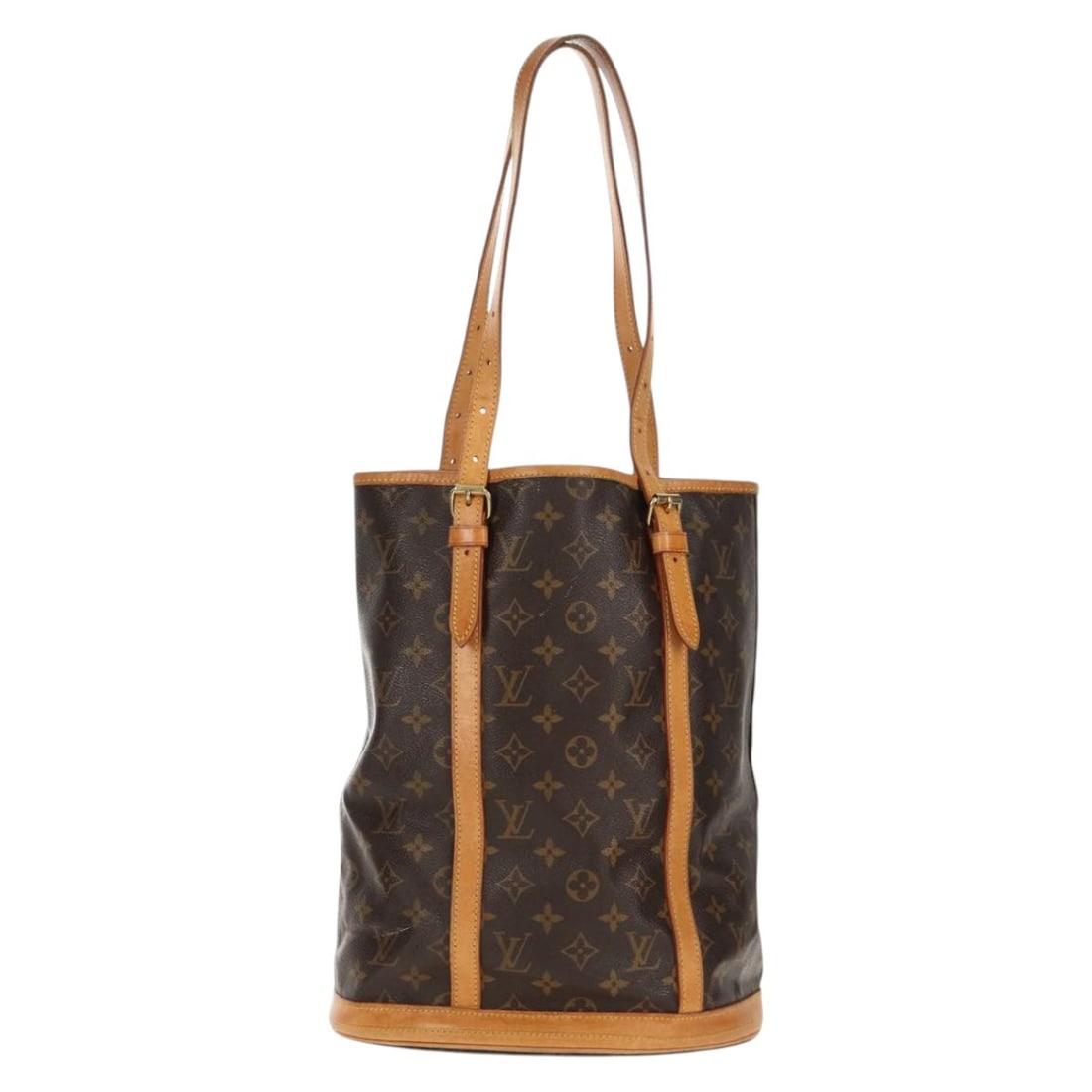 LOUIS VUITTON Monogram Bucket GM Shoulder Bag M42236 Auth France: LOUIS VUITTON Monogram Bucket GM Shoulder Bag M42236 Auth France This authentic LOUIS VUITTON Monogram Bucket GM Shoulder Bag (Model M42236) is a stylish addition to any collection. Crafted from durab