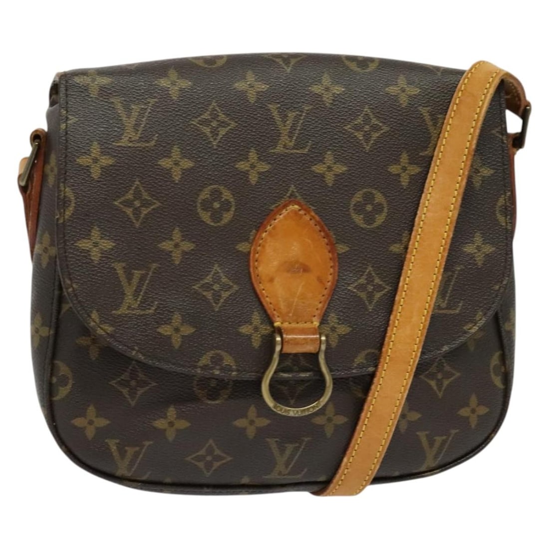 LOUIS VUITTON Monogram Saint Cloud GM Shoulder Bag M51242 Made in France: LOUIS VUITTON Monogram Saint Cloud GM Shoulder Bag M51242 Made in France The LOUIS VUITTON Monogram Saint Cloud GM Shoulder Bag is a stylish accessory crafted from durable Monogram Canvas, showcasing