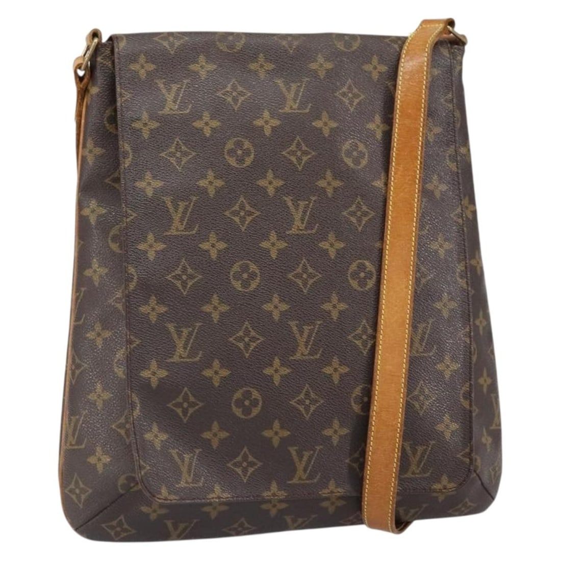 Louis Vuitton Musette Monogram Canvas Shoulder Bag M51256 France: Louis Vuitton Musette Monogram Canvas Shoulder Bag M51256 France This Louis Vuitton Monogram Musette Shoulder Bag features the iconic monogram canvas exterior and is designed for everyday functionalit