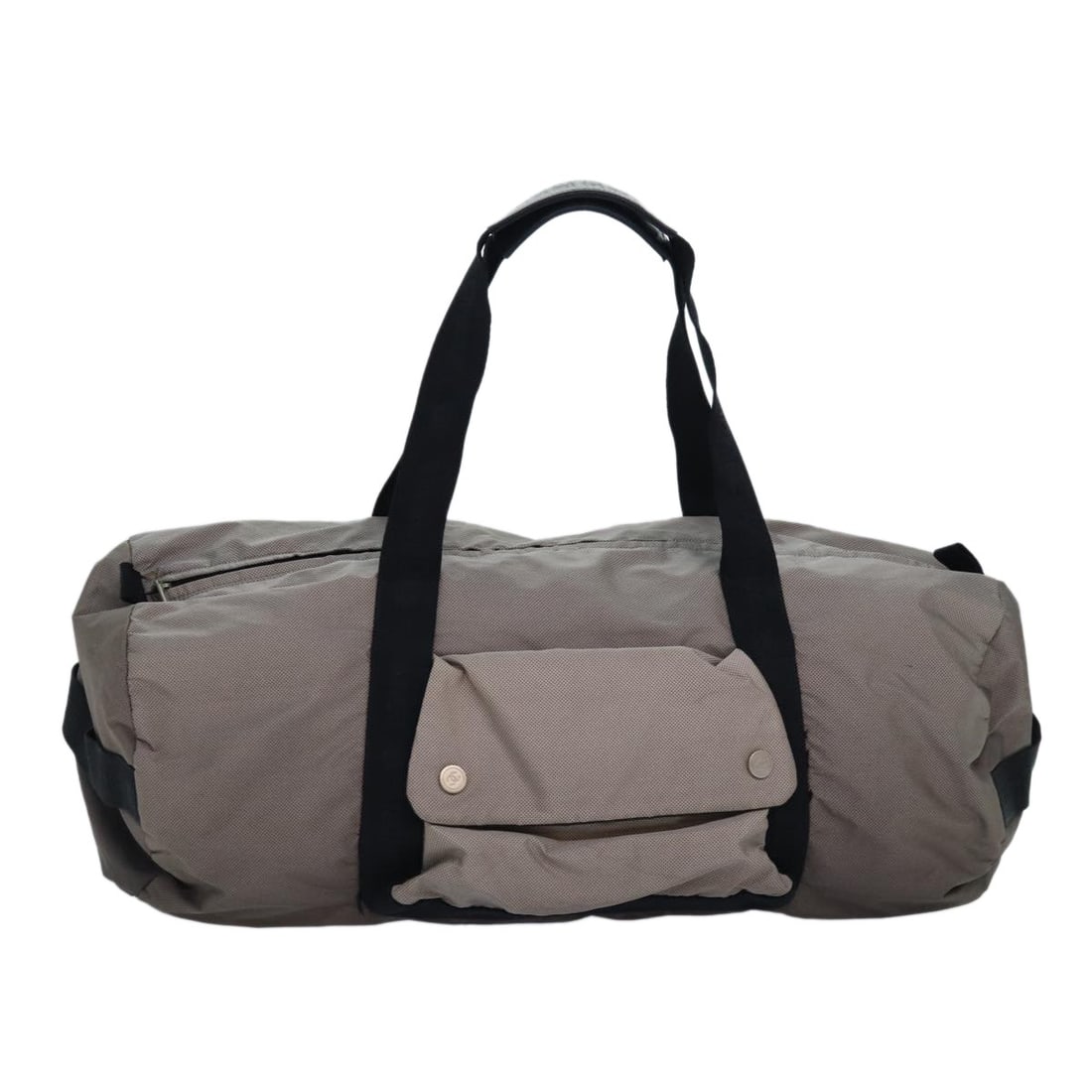 CHANEL Boston Bag Sports Line Nylon Black Gray Auth Italy: CHANEL Boston Bag Sports Line Nylon Black Gray Auth Italy Introducing the CHANEL Sports Line Boston Bag, a stylish and functional accessory crafted in Italy from durable nylon. This bag features a sle