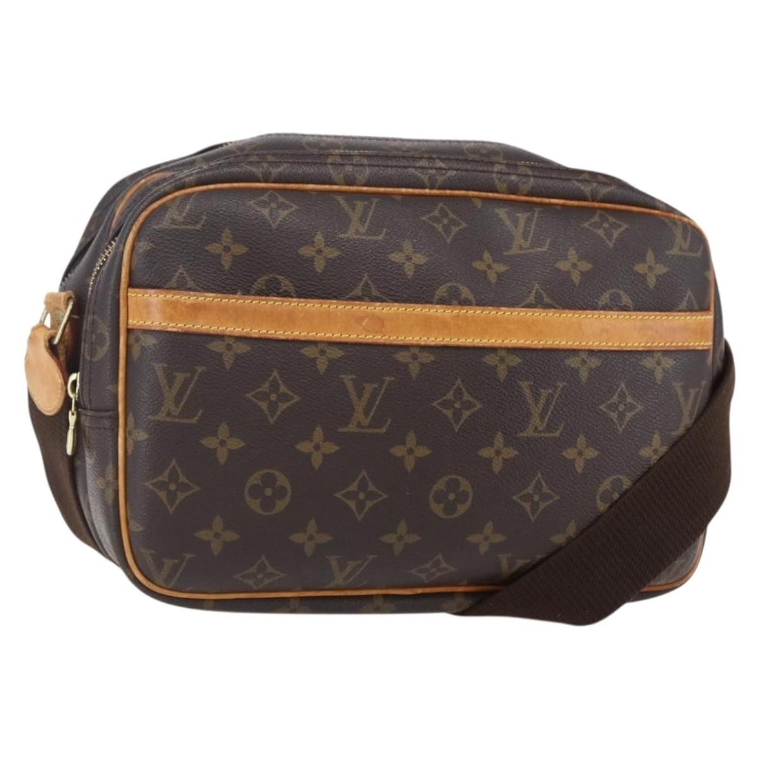 LOUIS VUITTON Monogram Reporter PM Shoulder Bag M45254 Auth: LOUIS VUITTON Monogram Reporter PM Shoulder Bag M45254 Auth The LOUIS VUITTON Monogram Reporter PM Shoulder Bag is a stylish and functional accessory, crafted from durable Monogram Canvas. This should