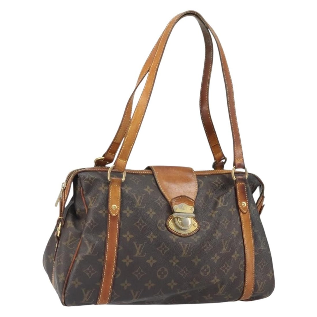 Louis Vuitton Tikal GM Monogram Canvas Shoulder Bag M40077 France: Louis Vuitton Tikal GM Monogram Canvas Shoulder Bag M40077 France This is a Louis Vuitton Monogram Tical GM shoulder bag crafted from monogram canvas with monogram exterior color. The bag features a s