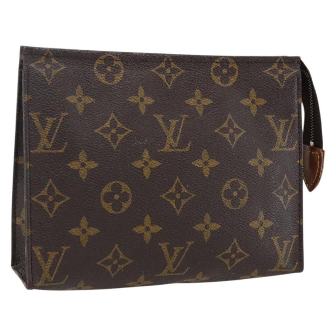 Louis Vuitton Monogram Canvas Poche Toilette 19 M47544 France Pouch: Louis Vuitton Monogram Canvas Poche Toilette 19 M47544 France Pouch This Louis Vuitton Monogram Poche Toilette 19 pouch is crafted from the signature monogram canvas and features a compact design. Mad