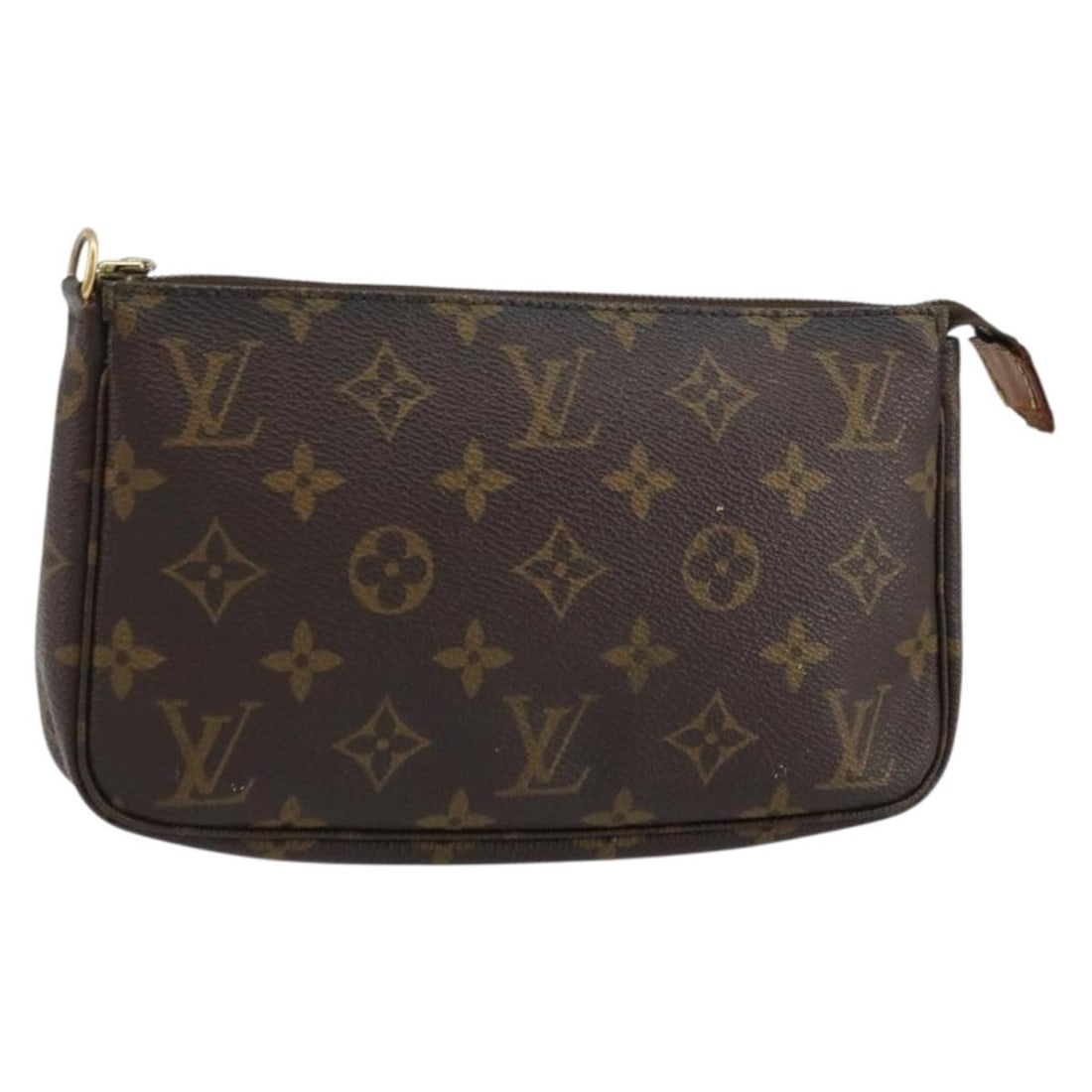 Louis Vuitton Monogram Canvas Pochette Accessoires Pouch M51980 France: Louis Vuitton Monogram Canvas Pochette Accessoires Pouch M51980 France This Louis Vuitton Monogram Pochette Accessoires pouch is crafted from signature Monogram Canvas and was made in France. The pouc