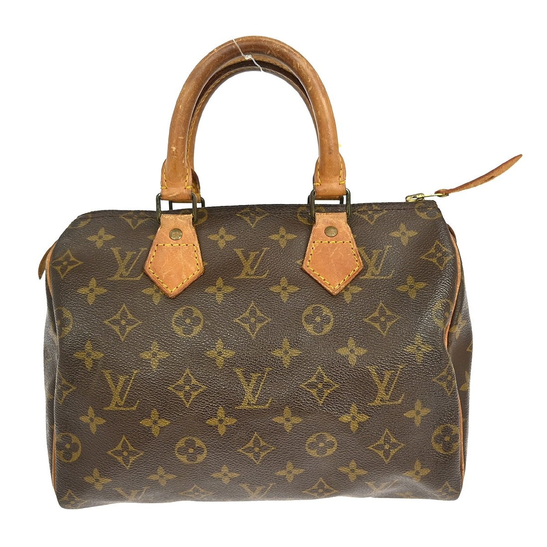 Louis Vuitton Speedy 25 Monogram Canvas Small Brown Duffle Bag M41528 (1 of 12)