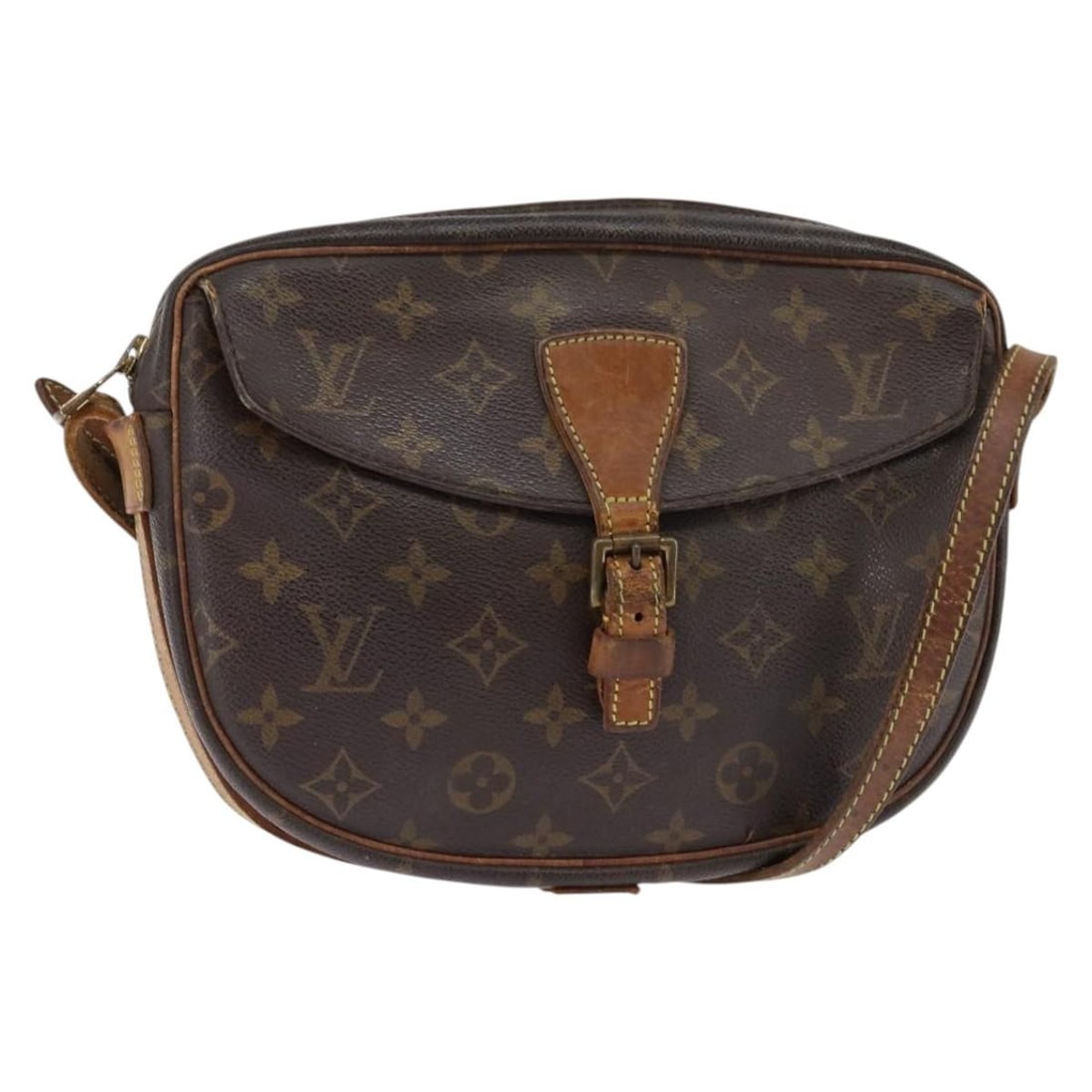 LOUIS VUITTON Monogram Jeune Fille MM Shoulder Bag M51226 Auth France: LOUIS VUITTON Monogram Jeune Fille MM Shoulder Bag M51226 Auth France The LOUIS VUITTON Monogram Jeune Fille MM Shoulder Bag is a stylish and functional accessory, crafted from durable Monogram Canvas