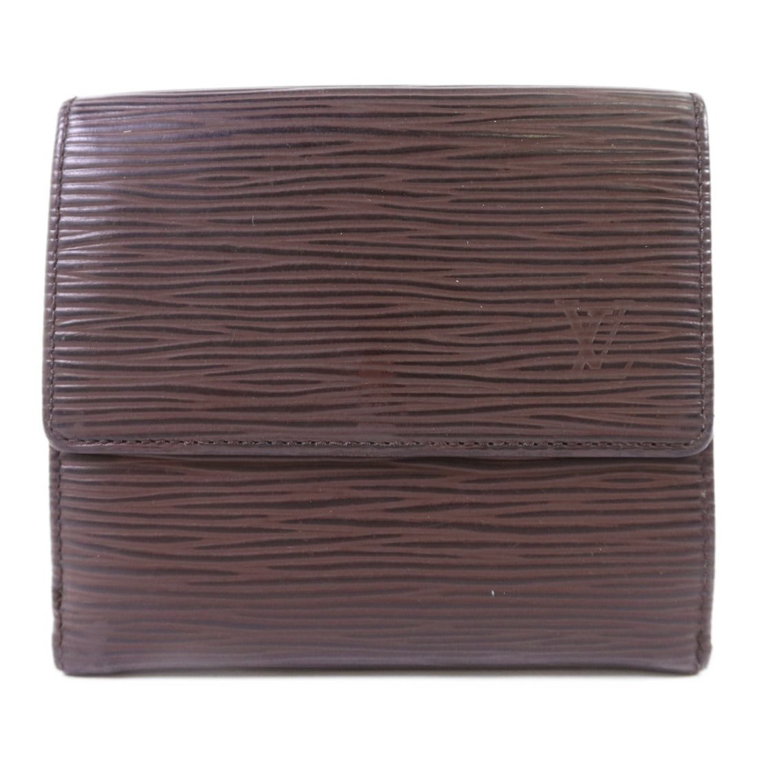 Louis Vuitton Epi Brown Calfskin Trifold Wallet Model M6348D Gold Hardware: Louis Vuitton Epi Brown Calfskin Trifold Wallet Model M6348D Gold Hardware This Louis Vuitton tri-fold wallet is crafted from brown Epi calfskin leather and features a classic design. Made in France,
