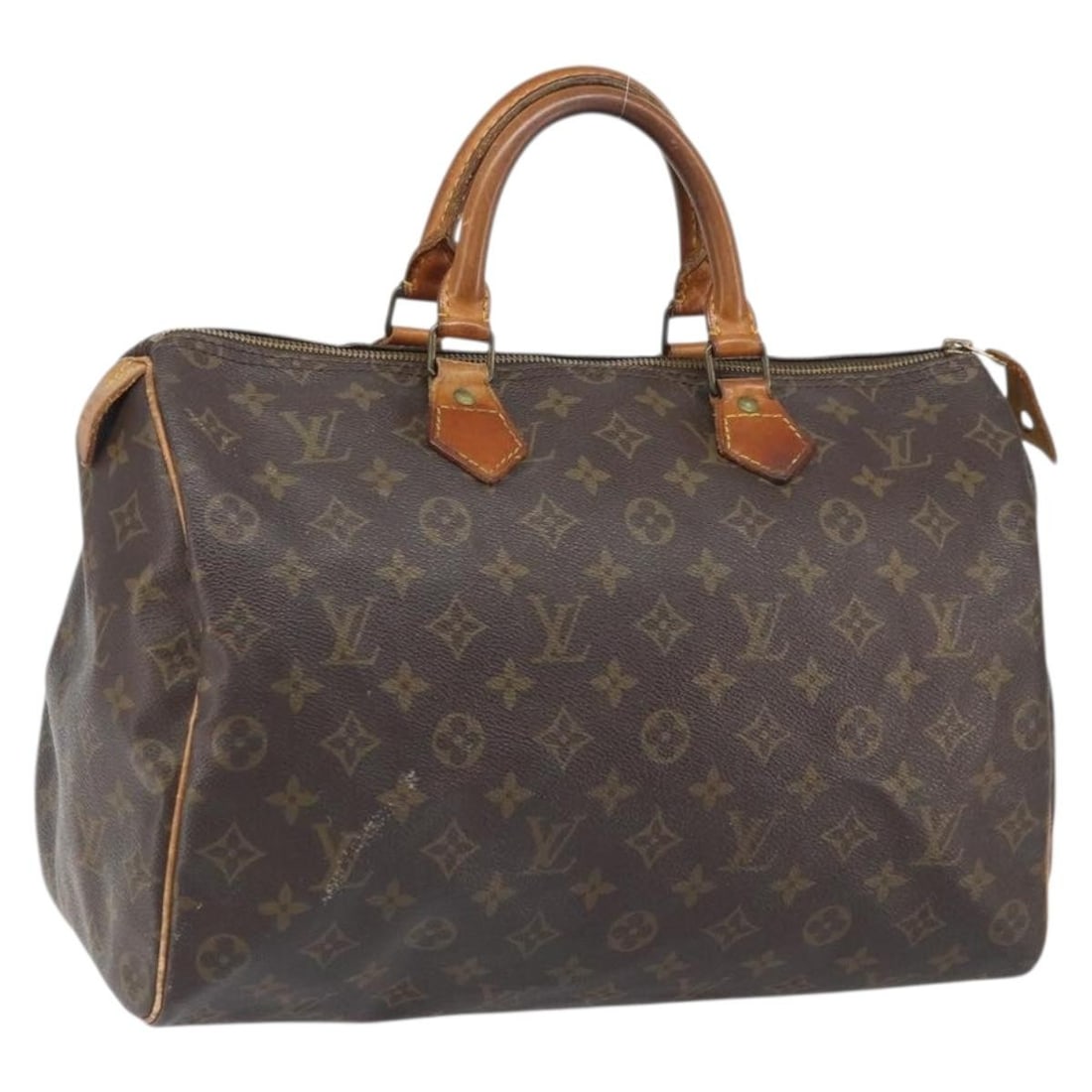 Louis Vuitton Speedy 35 Monogram Canvas Handbag M41524 USA (1 of 18)