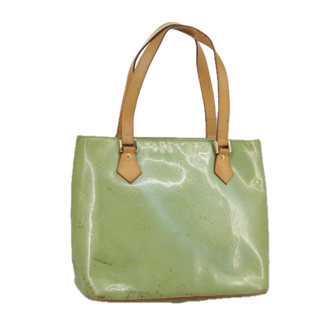 LOUIS VUITTON Monogram Vernis Houston Hand Bag Baby Blue M91005 Authentic France: LOUIS VUITTON Monogram Vernis Houston Hand Bag Baby Blue M91005 Authentic France This authentic LOUIS VUITTON Monogram Vernis Houston Hand Bag in a stunning baby blue color is a stylish addition to an