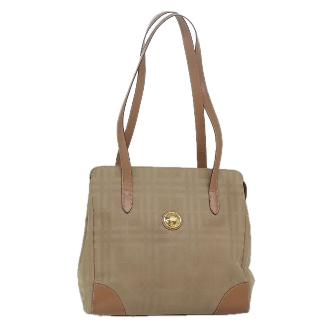 Burberrys Nova Check Beige Canvas Shoulder Bag Made in Italy: Burberrys Nova Check Beige Canvas Shoulder Bag Made in Italy This Burberrys Nova Check Shoulder Bag is a stylish and practical accessory crafted from durable canvas. The bag features a chic beige exte