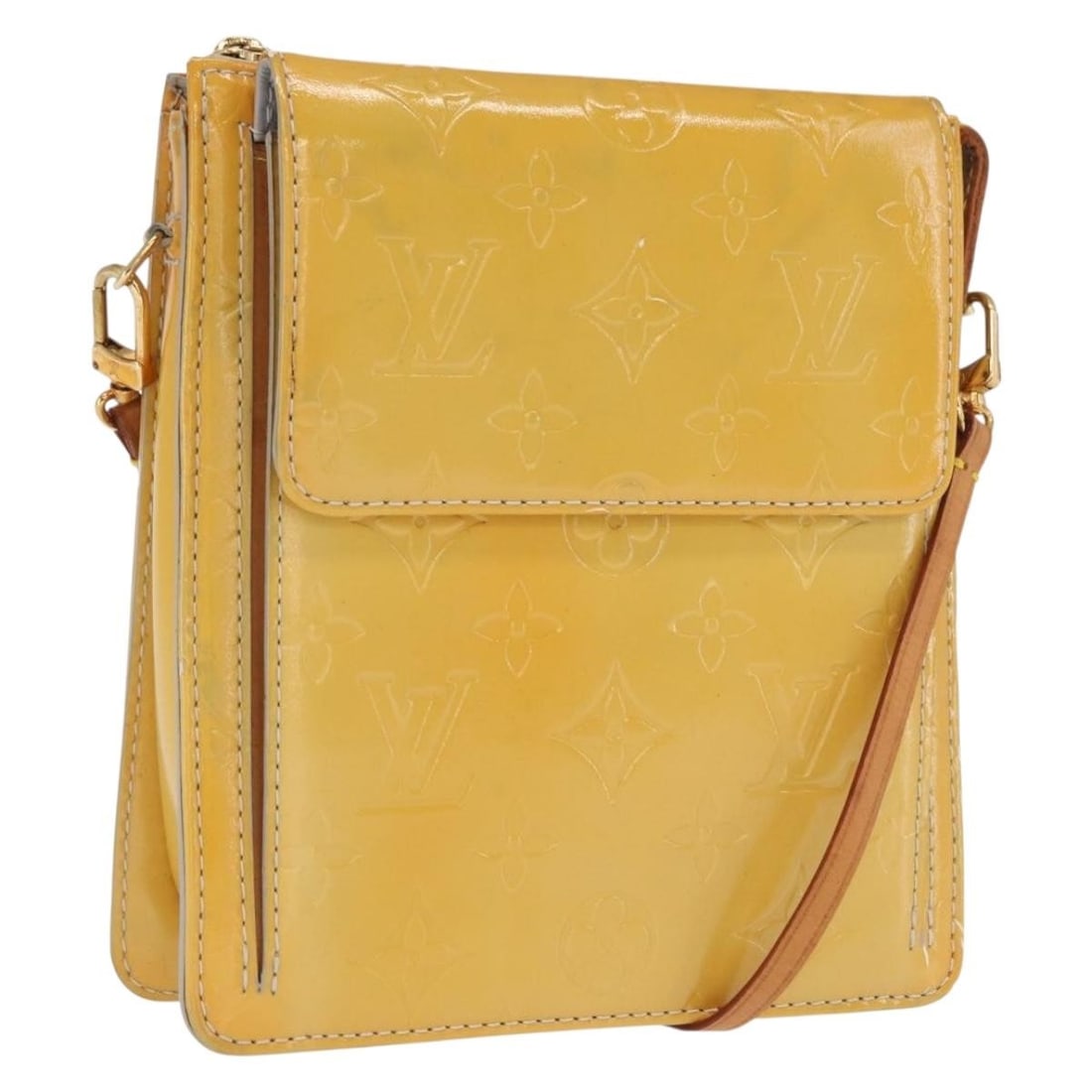 Louis Vuitton Gris Monogram Vernis Motto Patent Leather Accessory Pouch M91030: Louis Vuitton Gris Monogram Vernis Motto Patent Leather Accessory Pouch M91030 This Louis Vuitton Monogram Vernis Motto accessory pouch in Gris is crafted from patent leather and features a compact, s