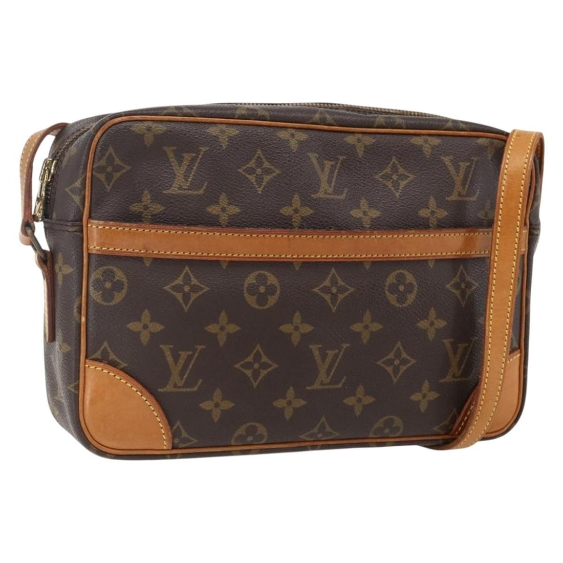 Monogram Canvas Trocadero 27 Shoulder Bag by Louis Vuitton M51274: Monogram Canvas Trocadero 27 Shoulder Bag by Louis Vuitton M51274 This is a Louis Vuitton Monogram Trocadero 27 shoulder bag crafted from signature monogram canvas. Made in France, it features a class
