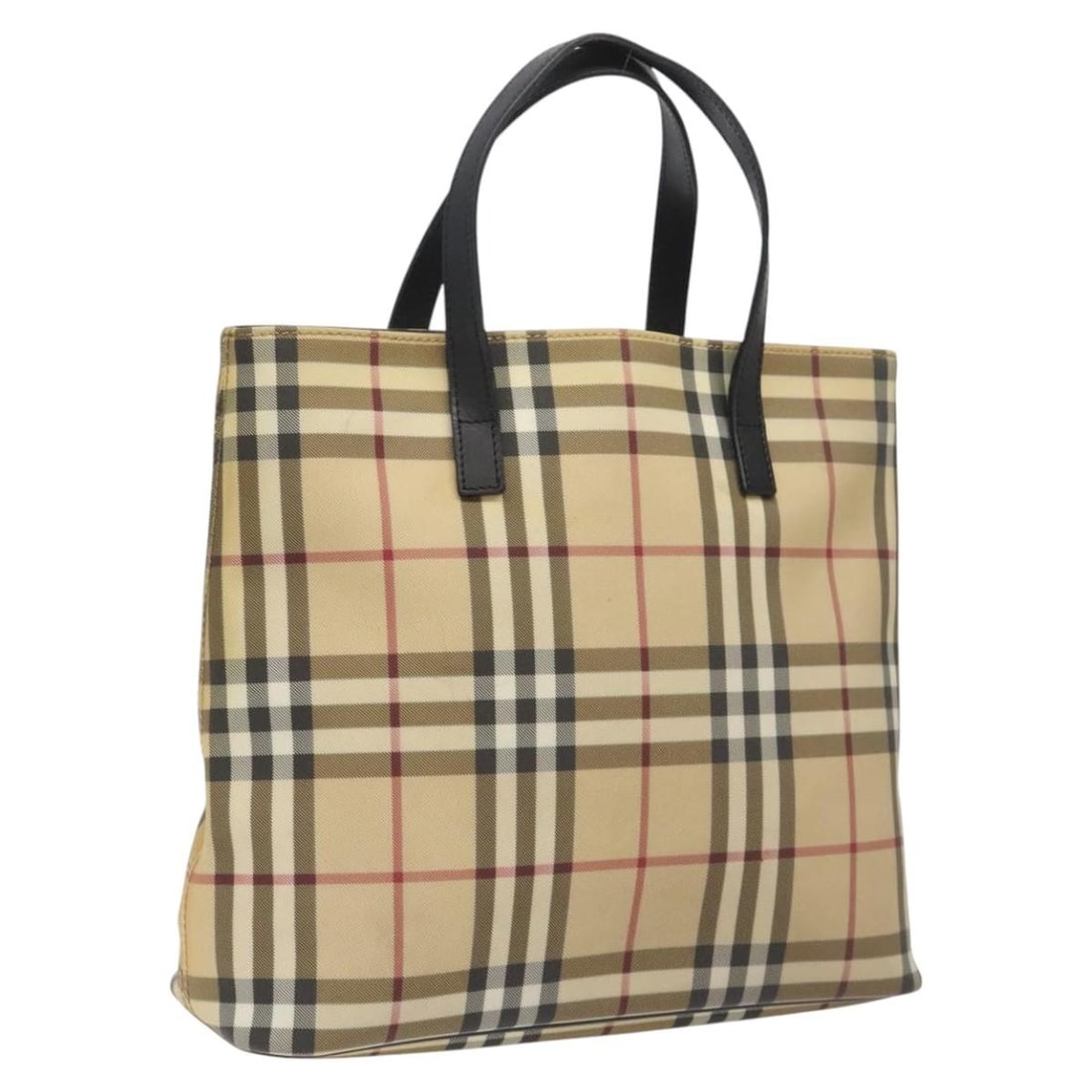 Burberry Nova Check Beige PVC Tote Bag Made in Italy (1 of 18)