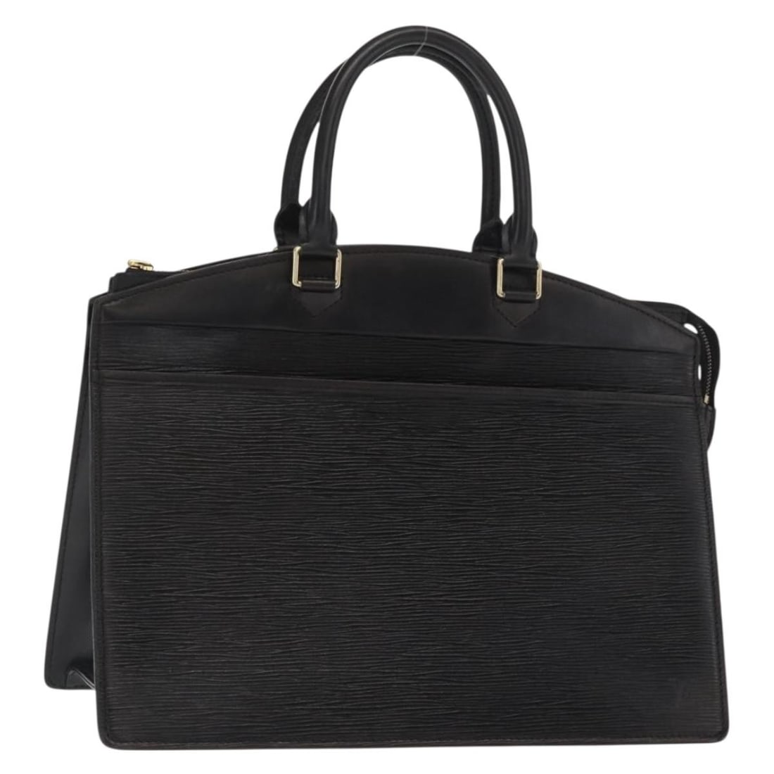 Louis Vuitton Riviera Epi Leather Black Handbag Model M48182: Louis Vuitton Riviera Epi Leather Black Handbag Model M48182 This is a Louis Vuitton Epi Riviera hand bag in Noir (Black), crafted from signature Epi leather. The bag features dual handles and a struc
