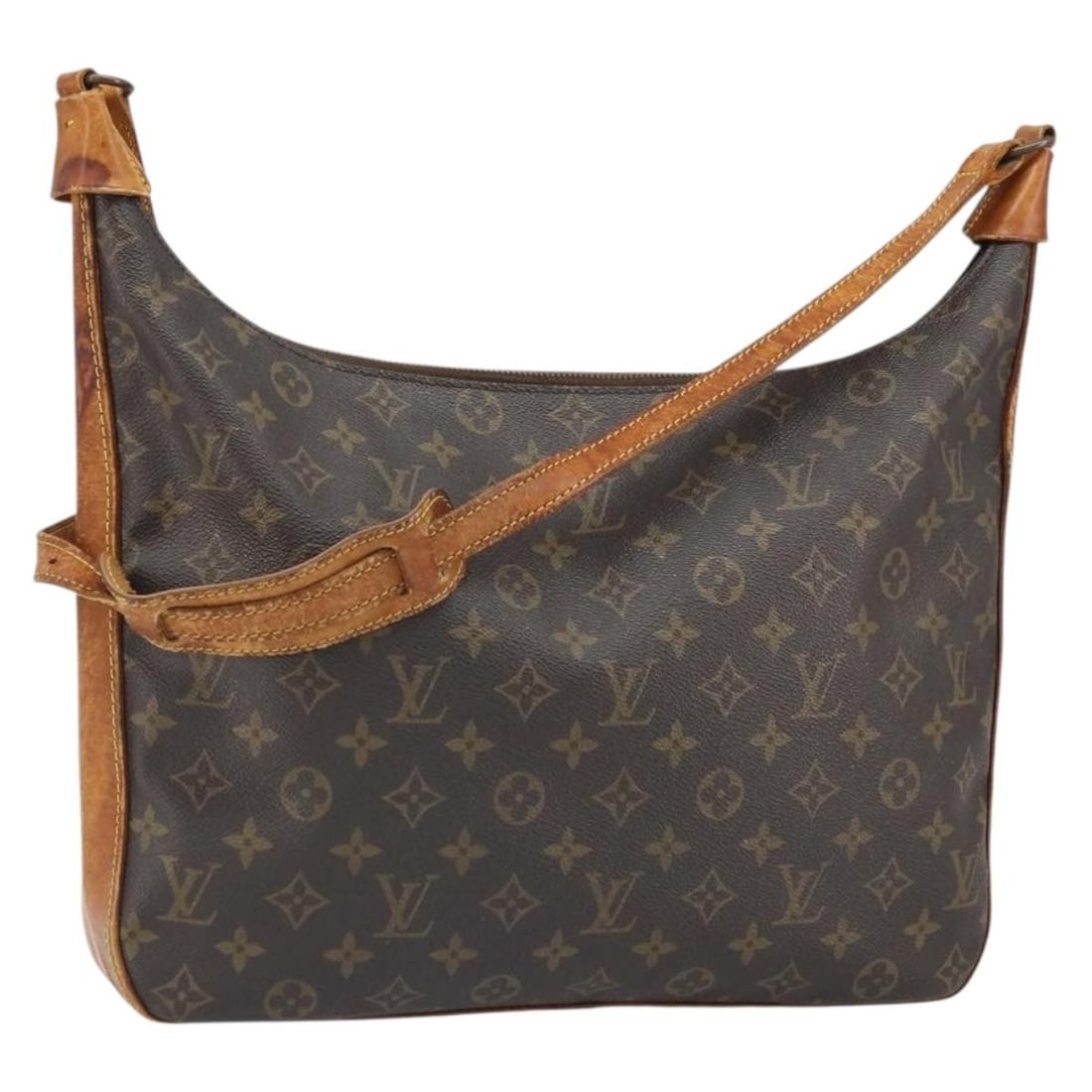 Louis Vuitton Boulogne 35 Monogram Canvas Shoulder Bag M51260 France: Louis Vuitton Boulogne 35 Monogram Canvas Shoulder Bag M51260 France This is a Louis Vuitton Monogram Boulogne 35 vintage shoulder bag, model M51260. Crafted from the signature monogram canvas, this b