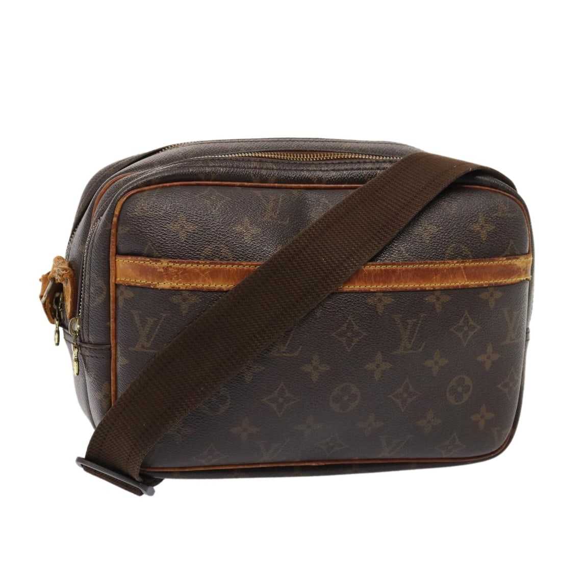 LOUIS VUITTON Monogram Reporter PM Shoulder Bag M45254 Auth: LOUIS VUITTON Monogram Reporter PM Shoulder Bag M45254 Auth This LOUIS VUITTON Monogram Reporter PM Shoulder Bag (Model M45254) is a stylish accessory crafted from high-quality Monogram Canvas. This s