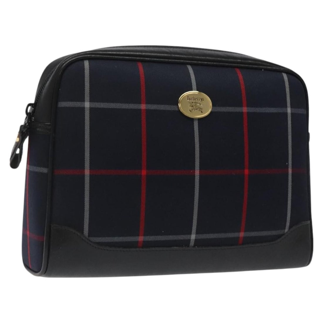 Burberrys Nova Check Navy Canvas Clutch Bag Authentic: Burberrys Nova Check Navy Canvas Clutch Bag Authentic This Burberrys Nova Check Clutch Bag is a stylish accessory crafted from durable canvas in a classic navy color. It features a slim profile, makin