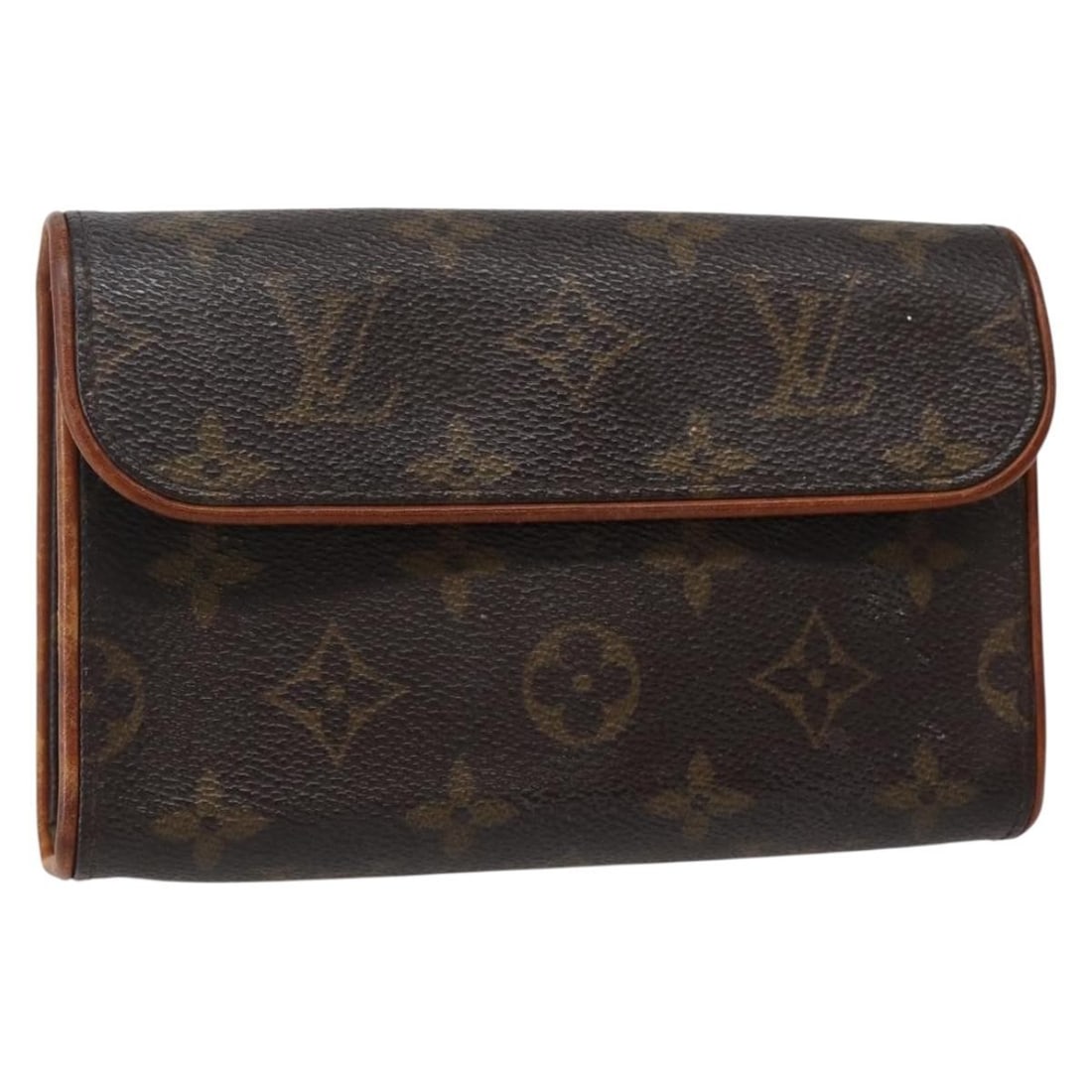 Authentic LOUIS VUITTON Monogram Pochette Waist Bag M51855: Authentic LOUIS VUITTON Monogram Pochette Waist Bag M51855 This Louis Vuitton Monogram Pochette Florentine Waist Bag is a stylish and practical accessory made from durable Monogram Canvas. It features