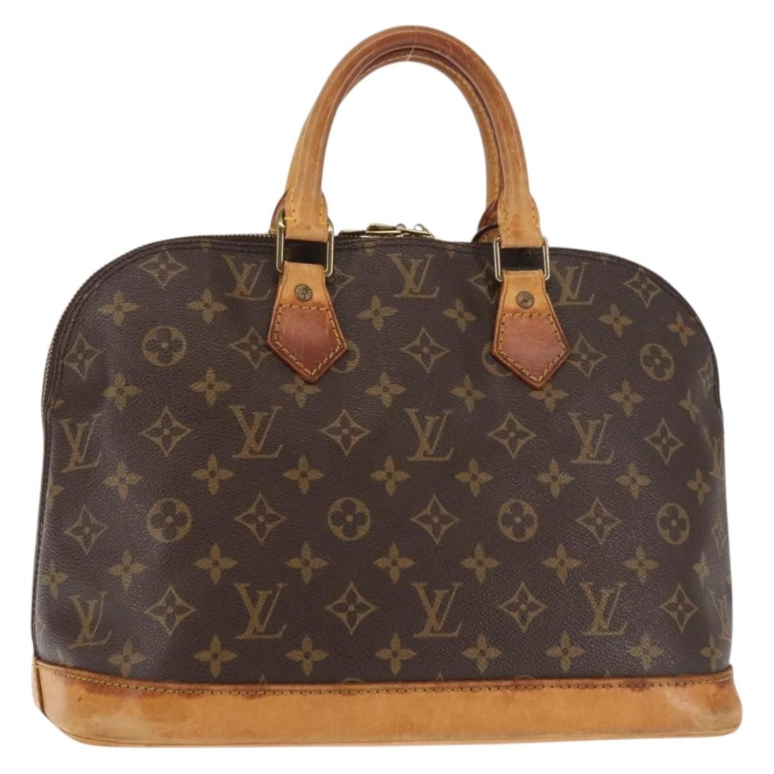 LOUIS VUITTON Monogram Alma Hand Bag M51130 Authentic France: LOUIS VUITTON Monogram Alma Hand Bag M51130 Authentic France Introducing the Louis Vuitton Monogram Alma Hand Bag, a timeless piece crafted from iconic Monogram Canvas. This stylish handbag showcases